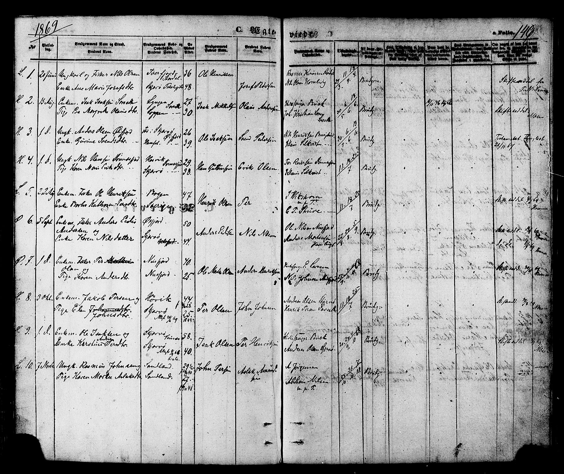 Loppa sokneprestkontor, AV/SATØ-S-1339/H/Ha/L0005kirke: Ministerialbok nr. 5, 1869-1878, s. 146