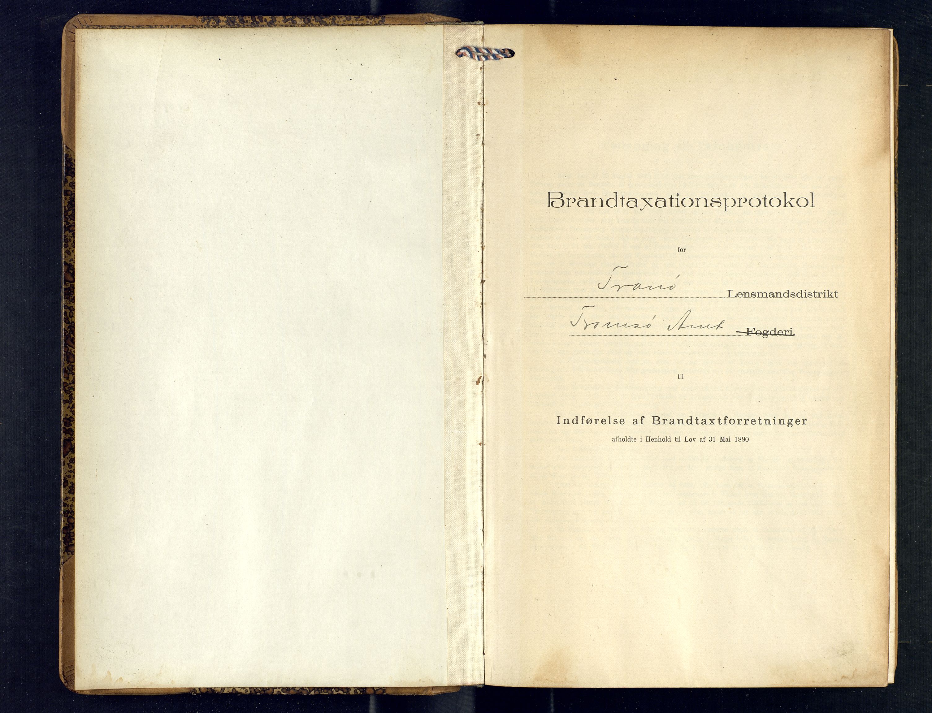 Tranøy lensmannskontor (Sørreisa lensmannskontor), AV/SATØ-SATØ-46/1/F/Fq/Fqc/L0257: Branntakstprotokoller, 1913-1915