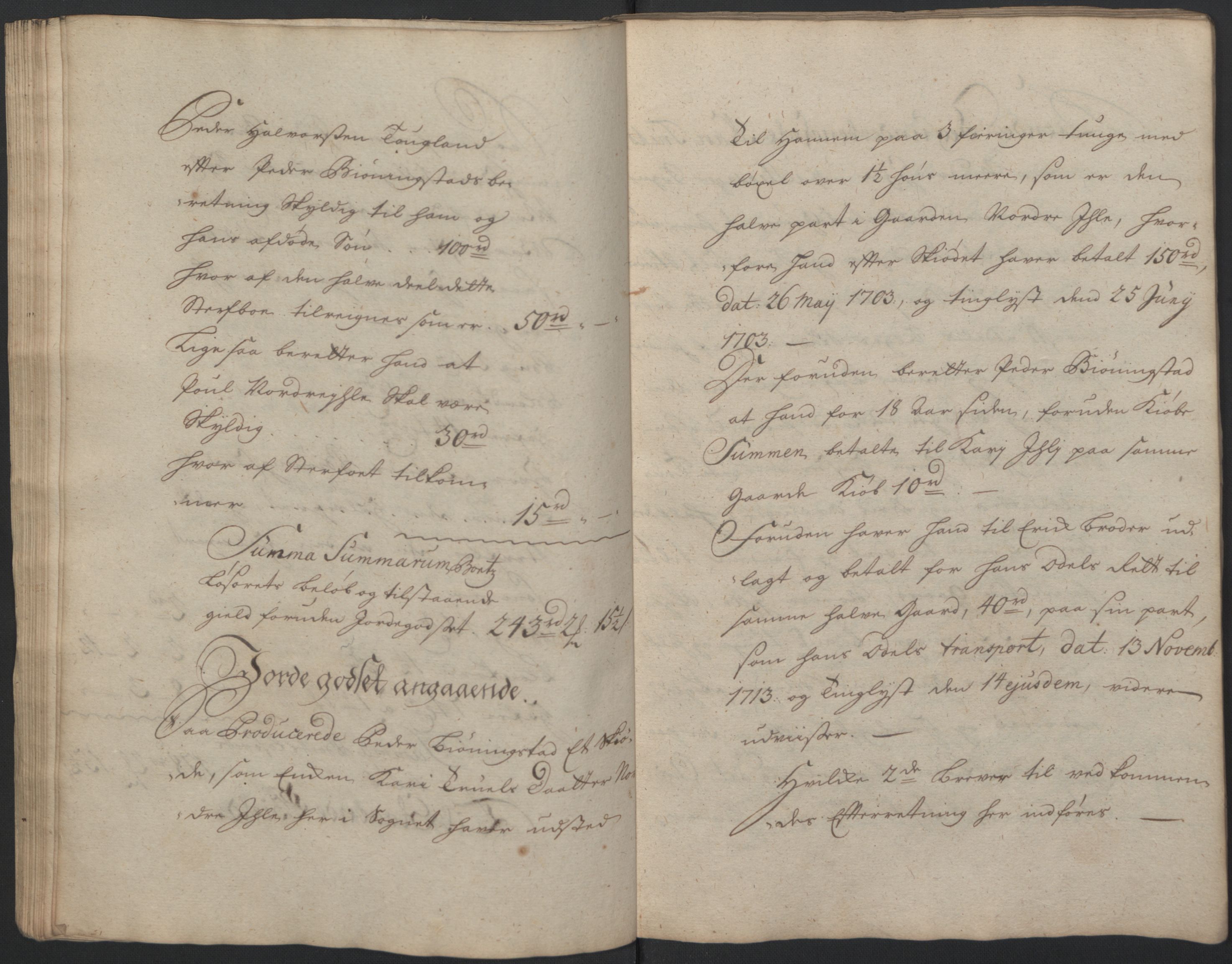 Forsvaret, Generalauditøren, AV/RA-RAFA-1772/F/Fj/Fjb/L0004: Skifter nr. 160 - 194 (1723, 1724), 1723-1724, s. 409