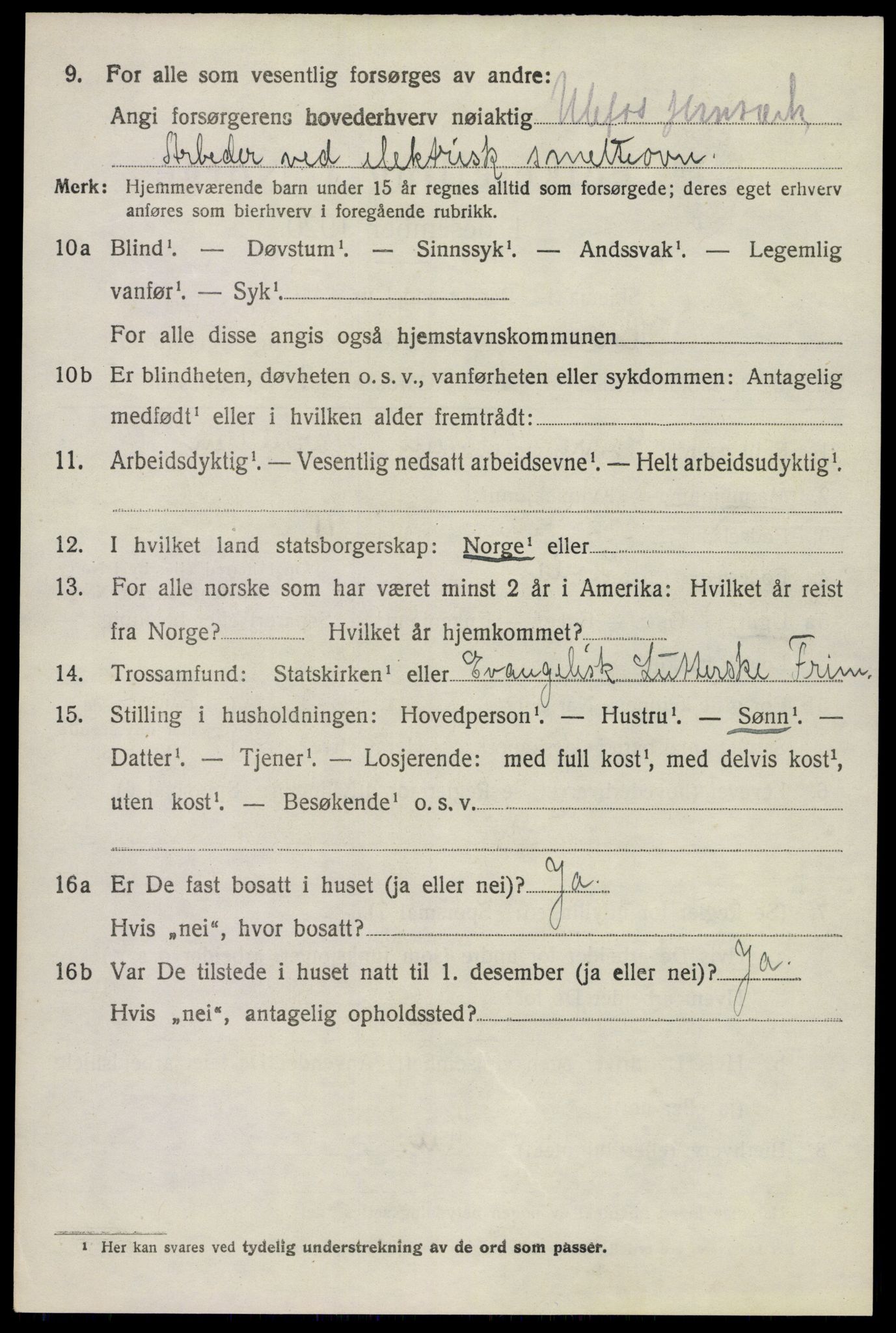 SAKO, Folketelling 1920 for 0819 Holla herred, 1920, s. 1404