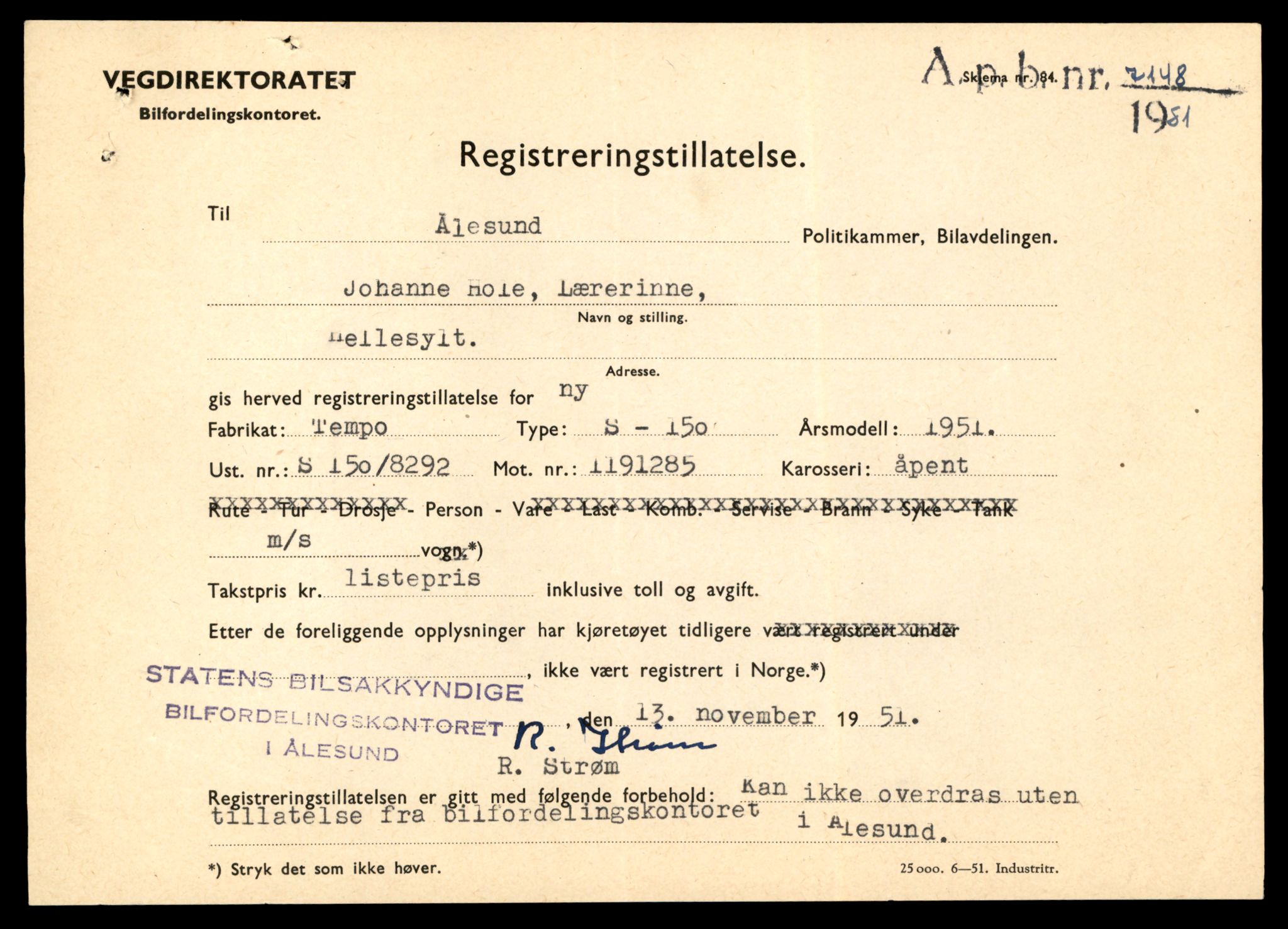 Møre og Romsdal vegkontor - Ålesund trafikkstasjon, AV/SAT-A-4099/F/Fe/L0030: Registreringskort for kjøretøy T 11620 - T 11799, 1927-1998, s. 1783