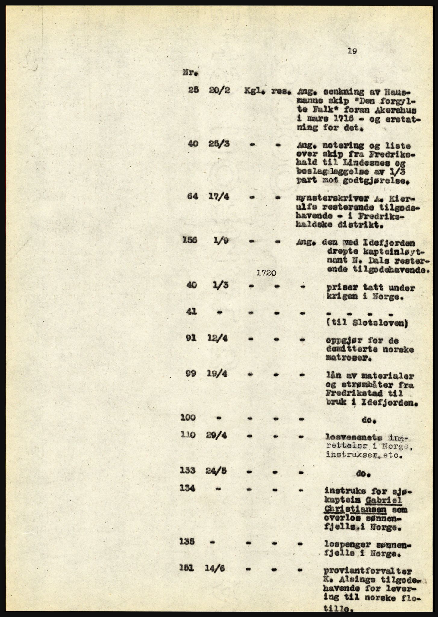 Riksarkivet, Seksjon for eldre arkiv og spesialsamlinger, AV/RA-EA-6797/H/Ha, 1953, s. 19