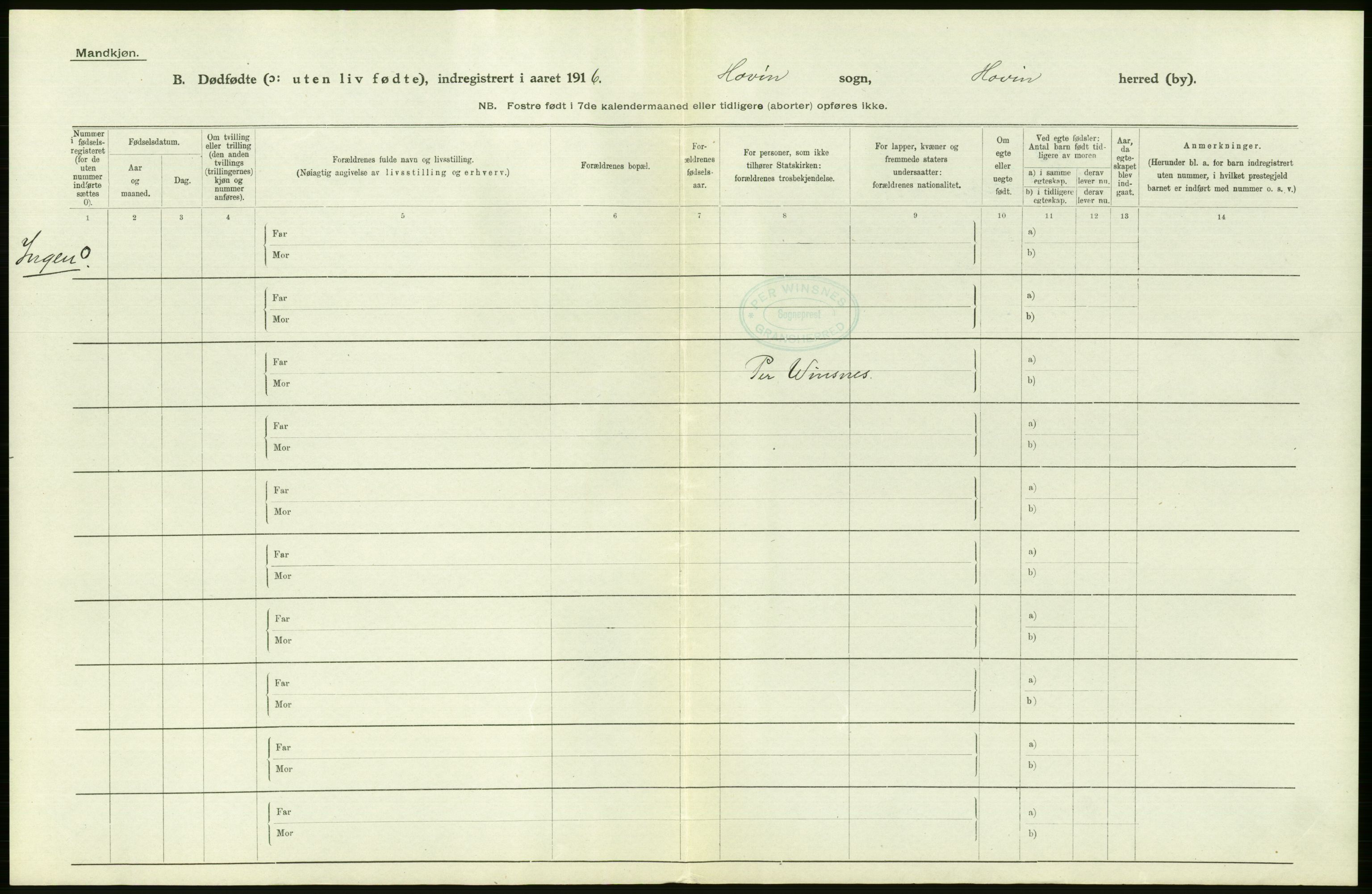 Statistisk sentralbyrå, Sosiodemografiske emner, Befolkning, RA/S-2228/D/Df/Dfb/Dfbf/L0024: Bratsberg amt: Døde, dødfødte. Bygder og byer., 1916, s. 72