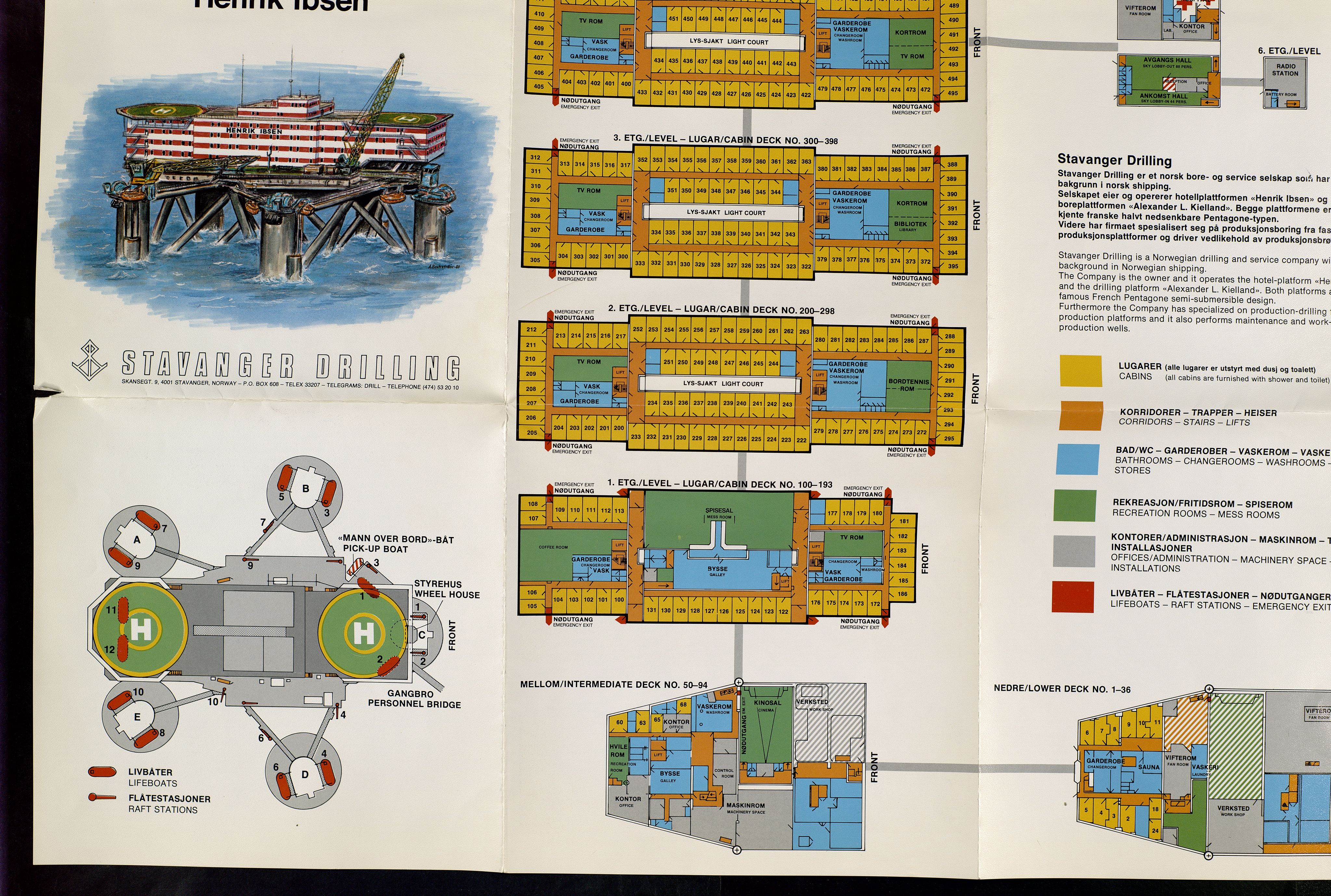 Pa 1503 - Stavanger Drilling AS, AV/SAST-A-101906/2/E/Ec/Eca/L0004: Sak og korrespondanse, 1973-1982