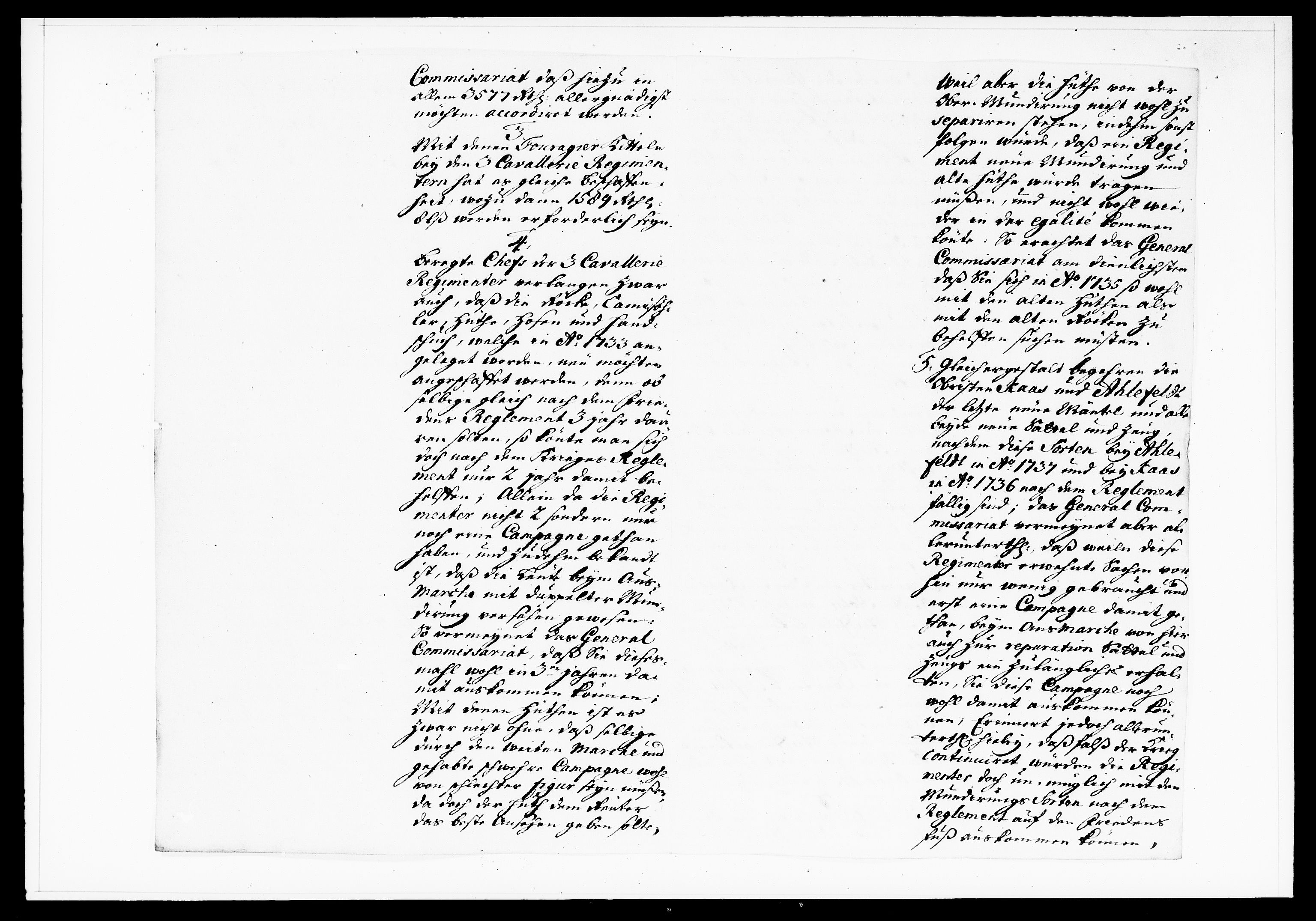Krigskollegiet, Krigskancelliet, DRA/A-0006/-/1114-1121: Refererede sager, 1734, s. 483