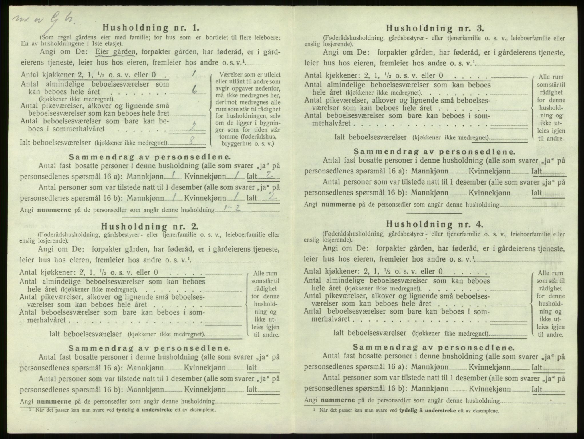 SAB, Folketelling 1920 for 1254 Hamre herred, 1920, s. 894