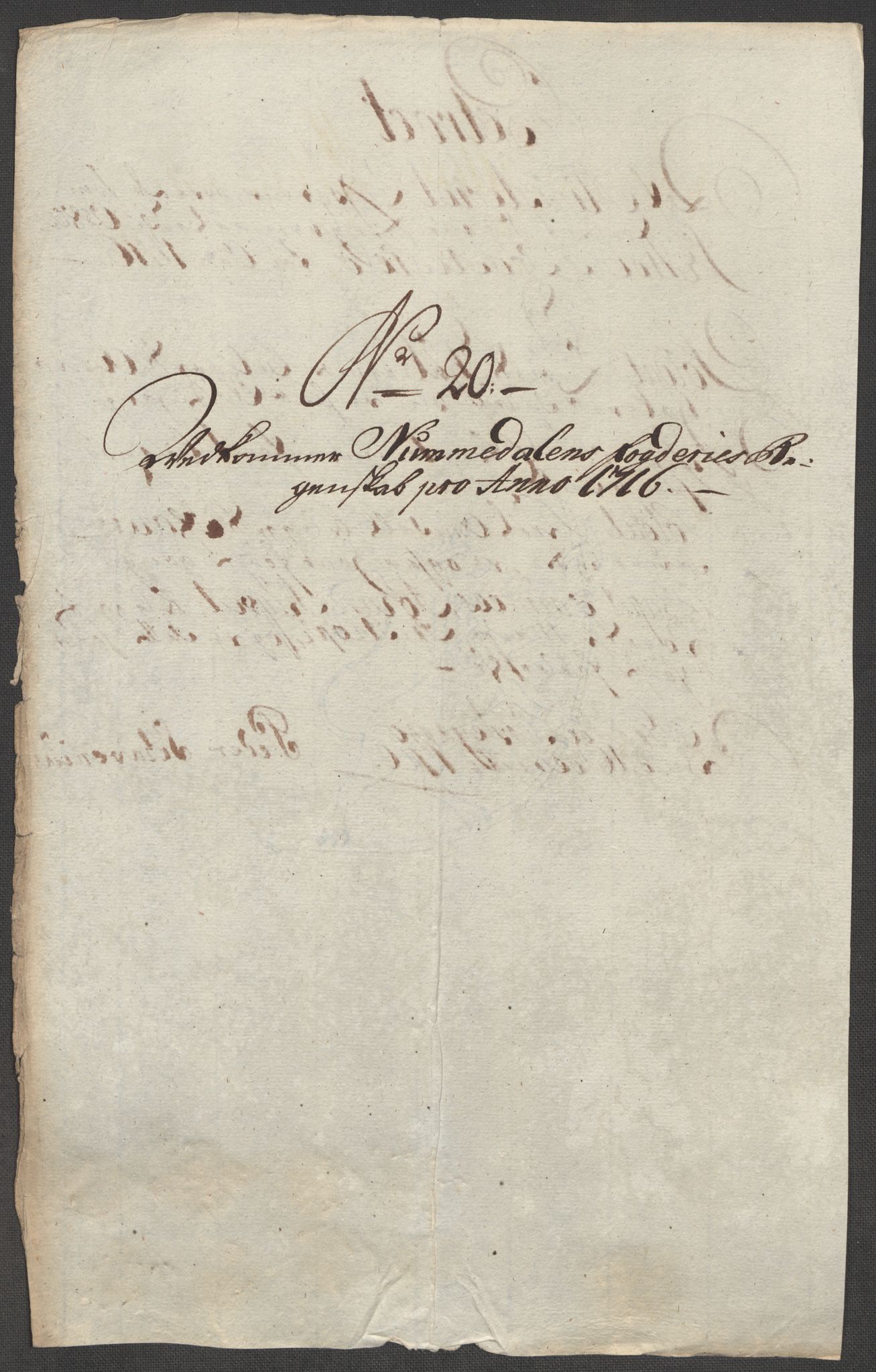 Rentekammeret inntil 1814, Reviderte regnskaper, Fogderegnskap, AV/RA-EA-4092/R64/L4437: Fogderegnskap Namdal, 1716, s. 176