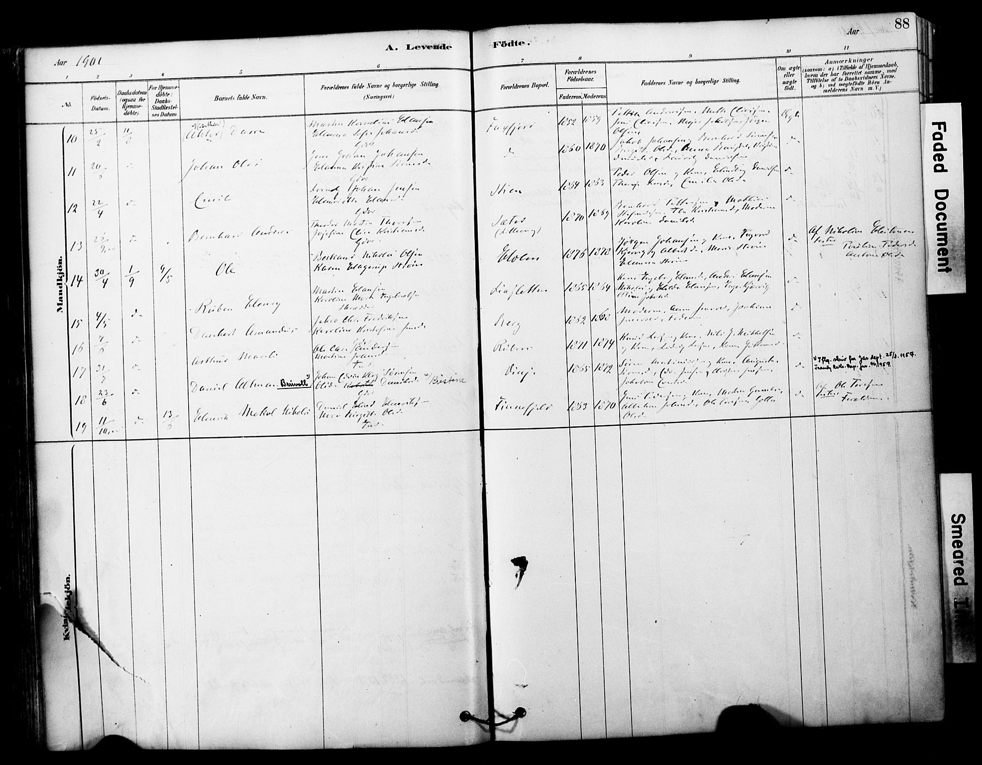 Tranøy sokneprestkontor, AV/SATØ-S-1313/I/Ia/Iaa/L0011kirke: Ministerialbok nr. 11, 1878-1904, s. 88