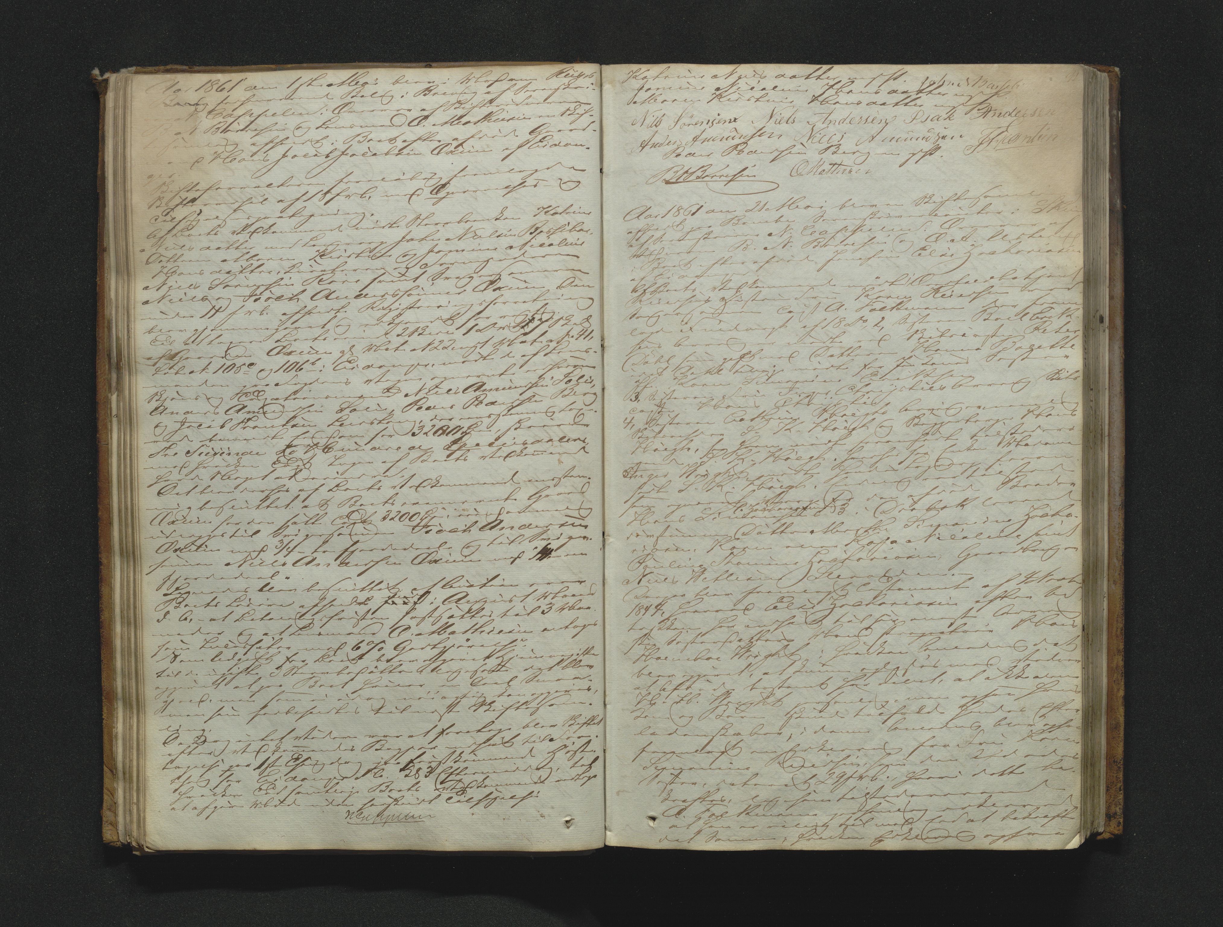 Bamble sorenskriveri, AV/SAKO-A-214/H/Hb/Hbc/L0004: Skifteforhandlingsprotokoll, 1860-1866, s. 90-91