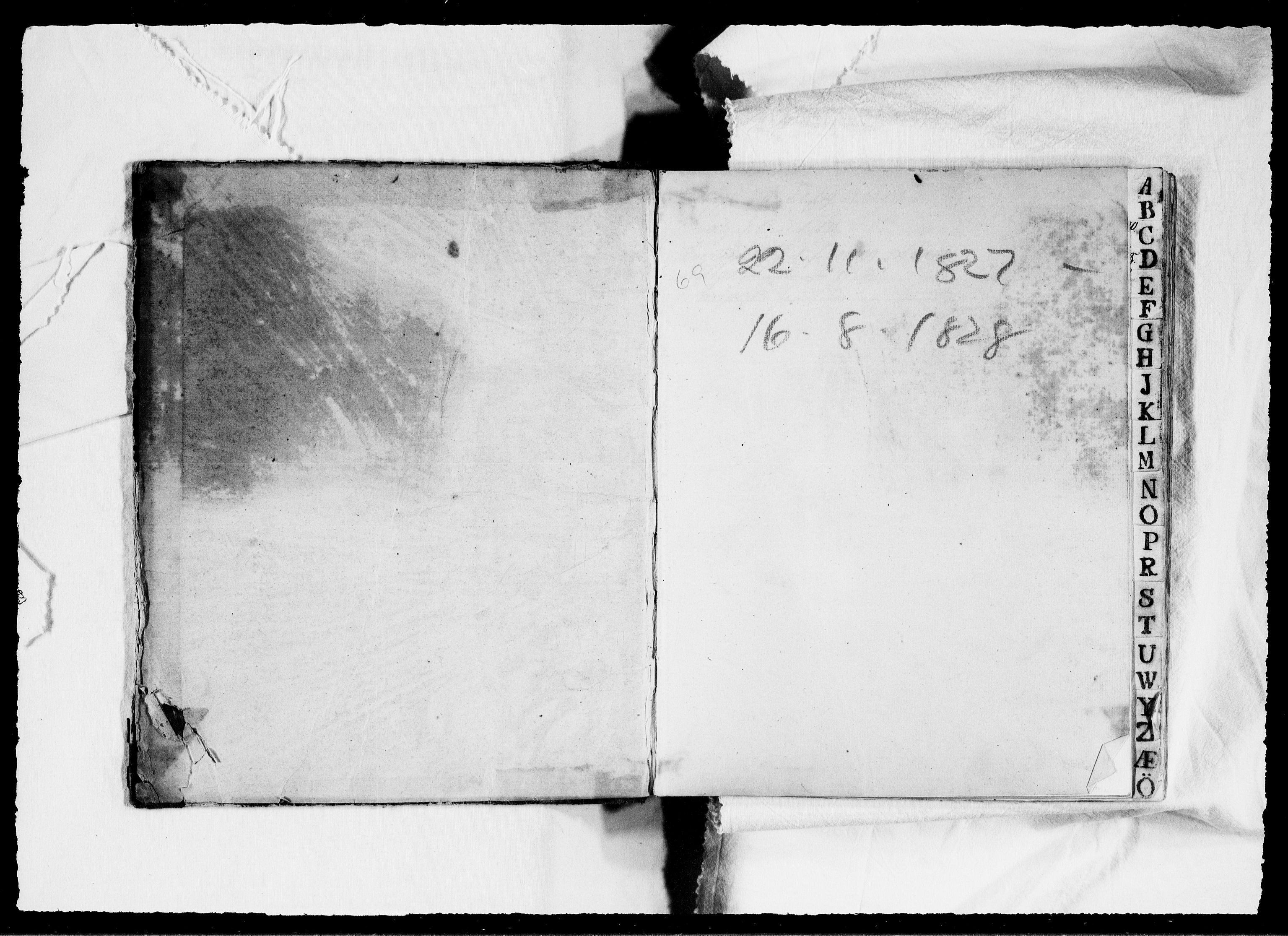 Modums Blaafarveværk, RA/PA-0157/G/Gb/L0069/0001: -- / Kopibok, ført ved Bokholderkontoret, 1827-1828, s. 2