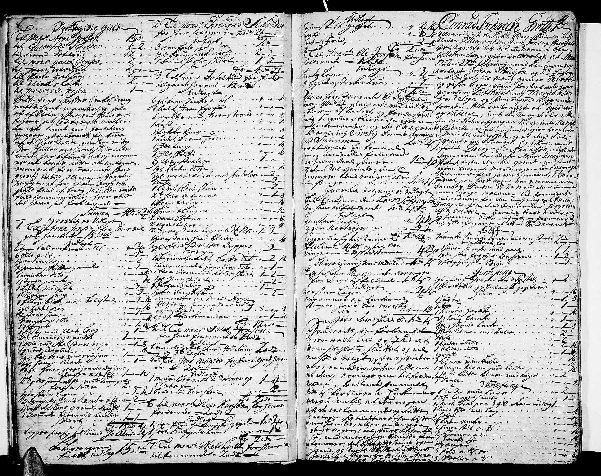 Nedre Telemark sorenskriveri, AV/SAKO-A-135/H/Hb/Hba/L0009: Skifteprotokoll, 1727-1736, s. 3b-4a