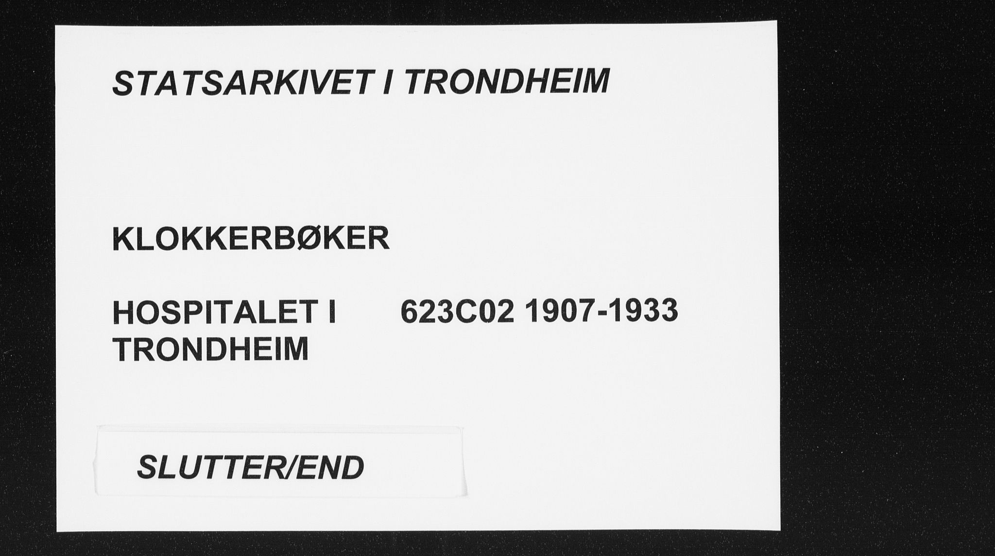 Ministerialprotokoller, klokkerbøker og fødselsregistre - Sør-Trøndelag, AV/SAT-A-1456/623/L0479: Klokkerbok nr. 623C02, 1907-1933