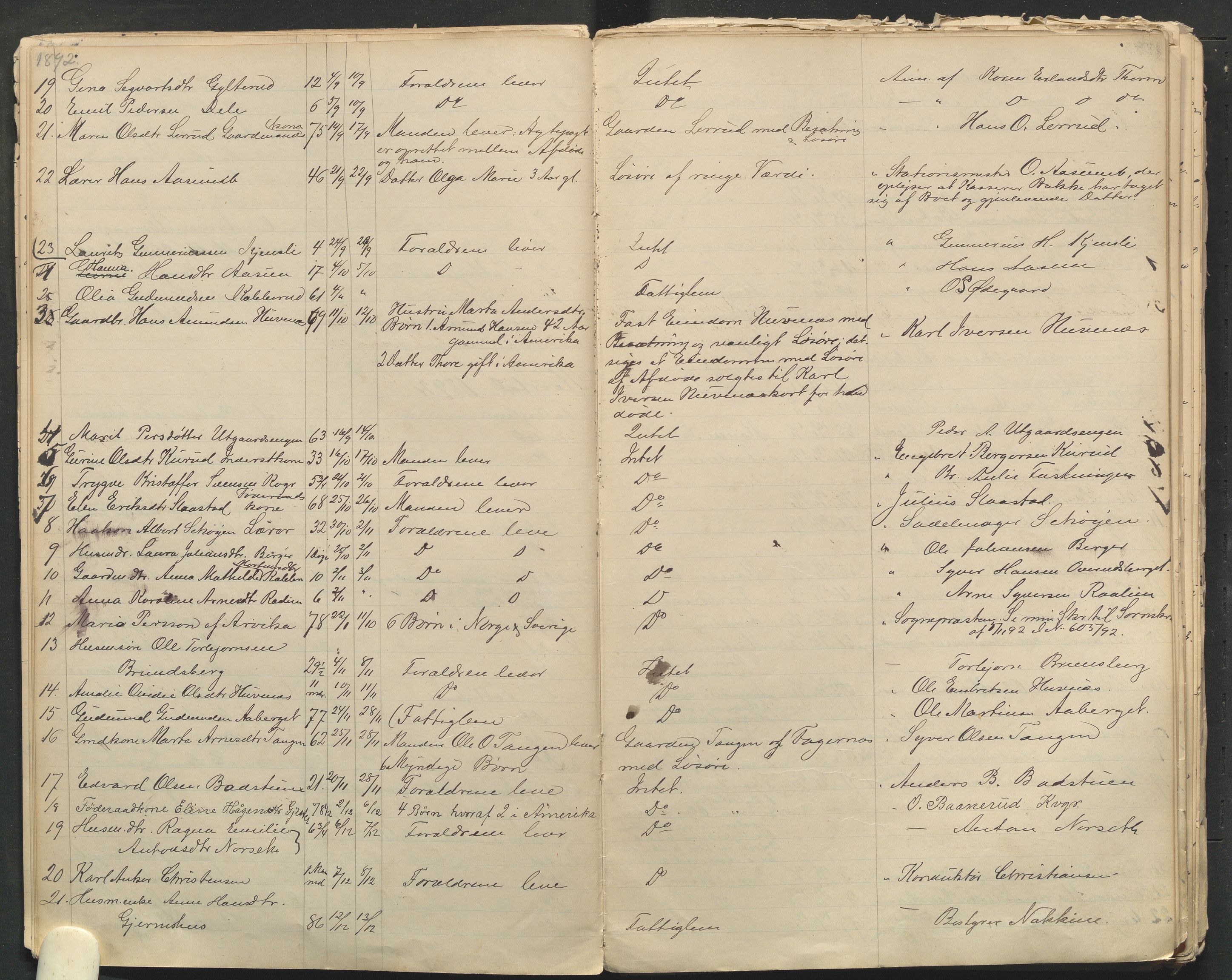 Kongsvinger lensmannskontor, AV/SAH-LHK-014/H/Ha/L0001/0001: Dødsfallsprotokoller / Dødsfallsprotokoll for Vinger og Kongsvinger, 1885-1921