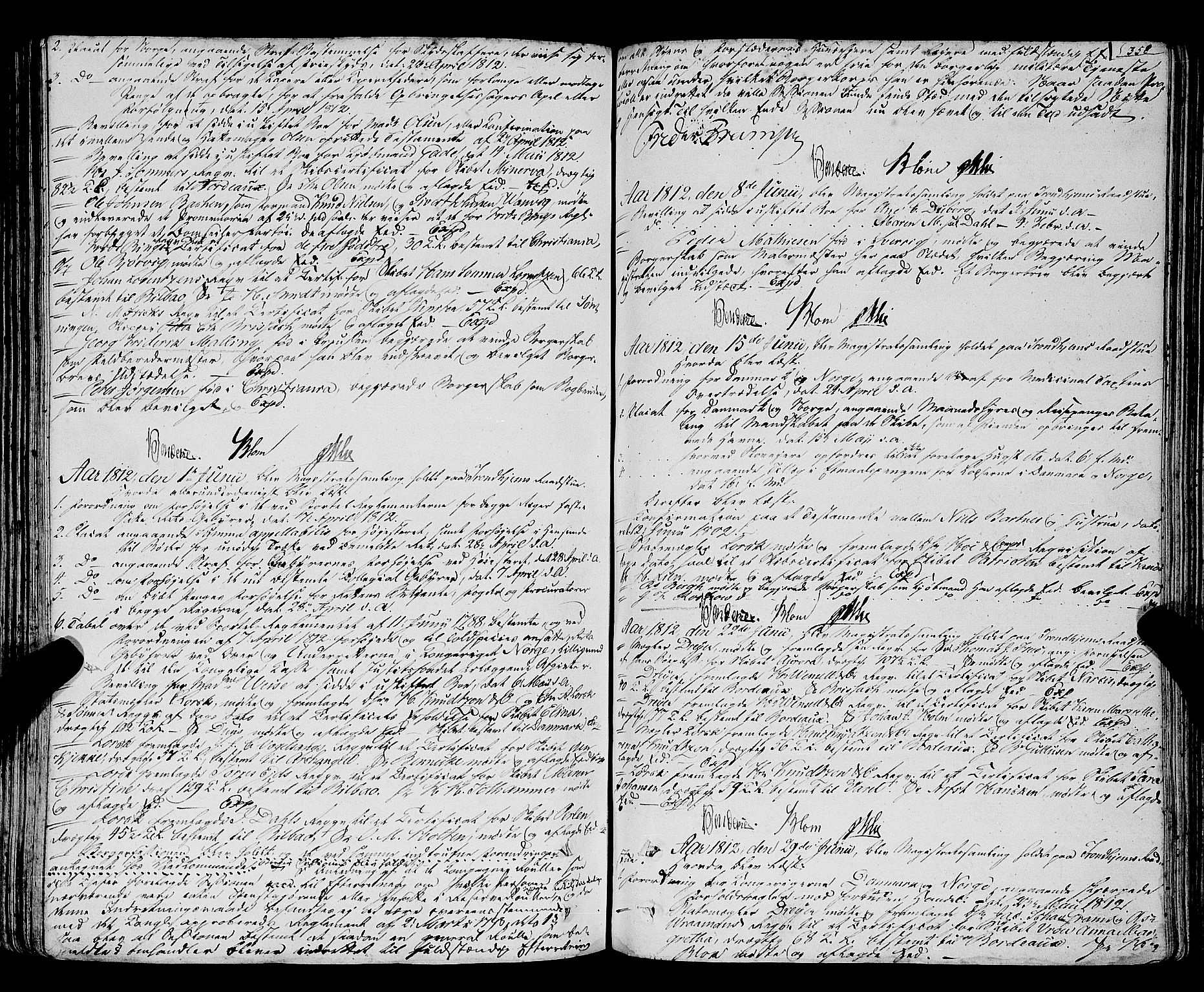 Trondheim magistrat, SAT/A-4372/A/Aa/L0018: Rådstueprotokoller, 1793-1826, s. 358