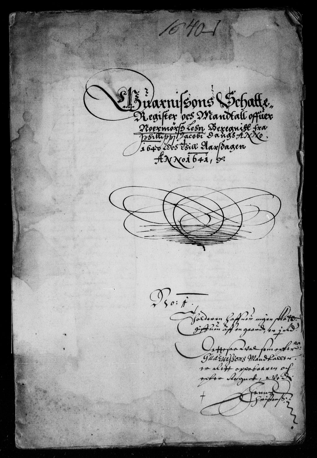 Rentekammeret inntil 1814, Reviderte regnskaper, Lensregnskaper, AV/RA-EA-5023/R/Rb/Rbw/L0069: Trondheim len, 1640-1641