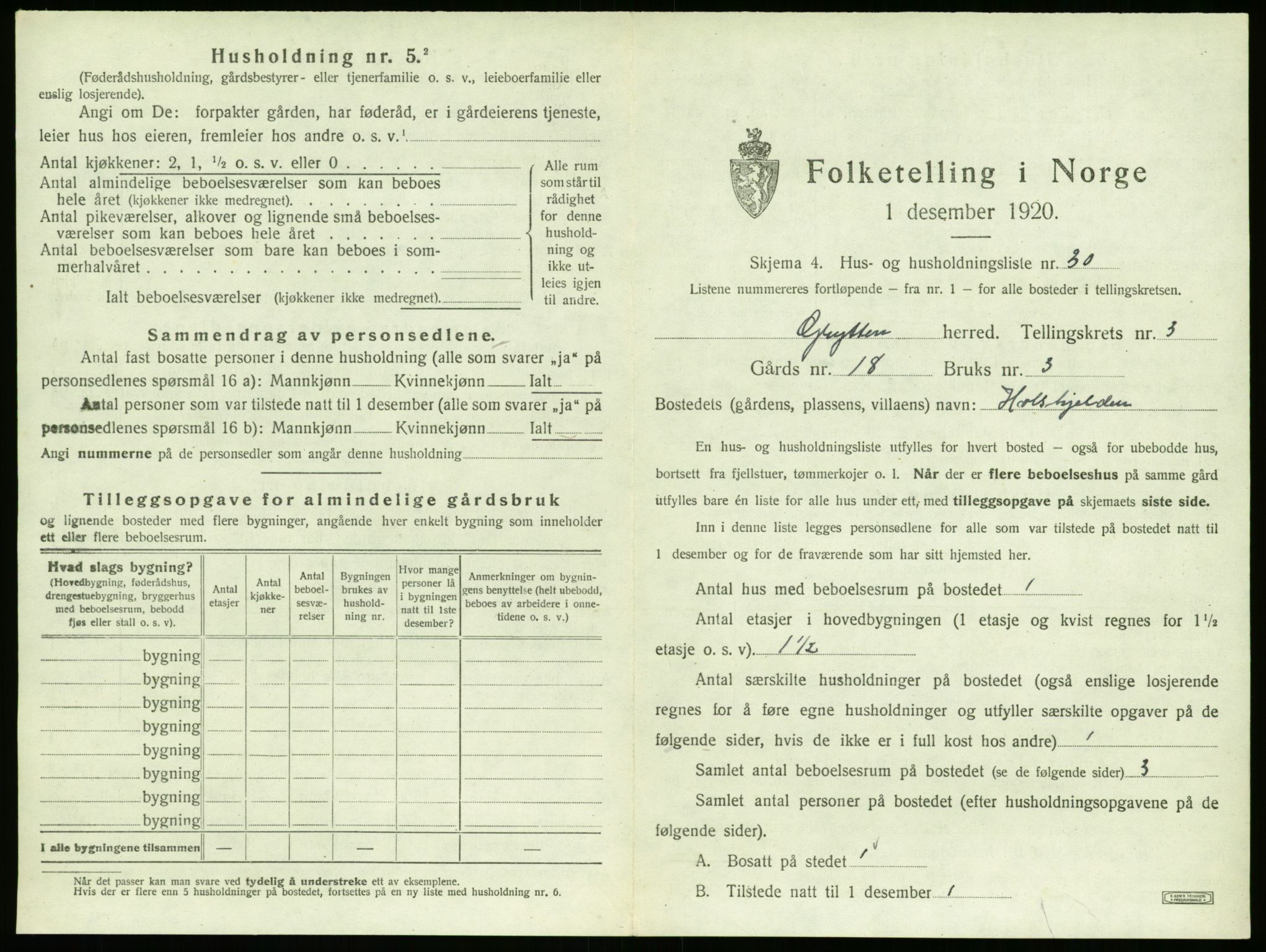 SAT, Folketelling 1920 for 1539 Grytten herred, 1920, s. 344