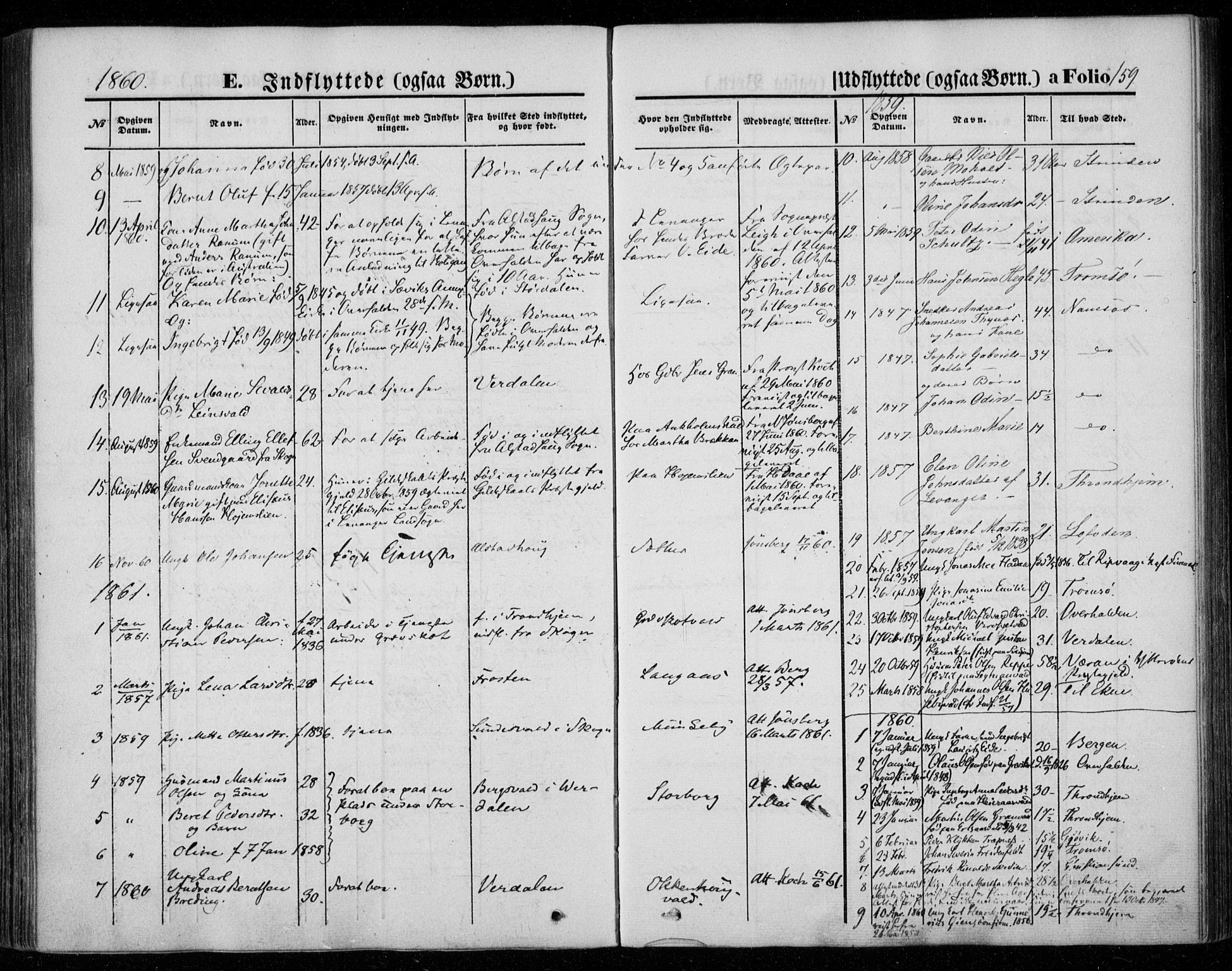 Ministerialprotokoller, klokkerbøker og fødselsregistre - Nord-Trøndelag, AV/SAT-A-1458/720/L0184: Ministerialbok nr. 720A02 /1, 1855-1863, s. 159
