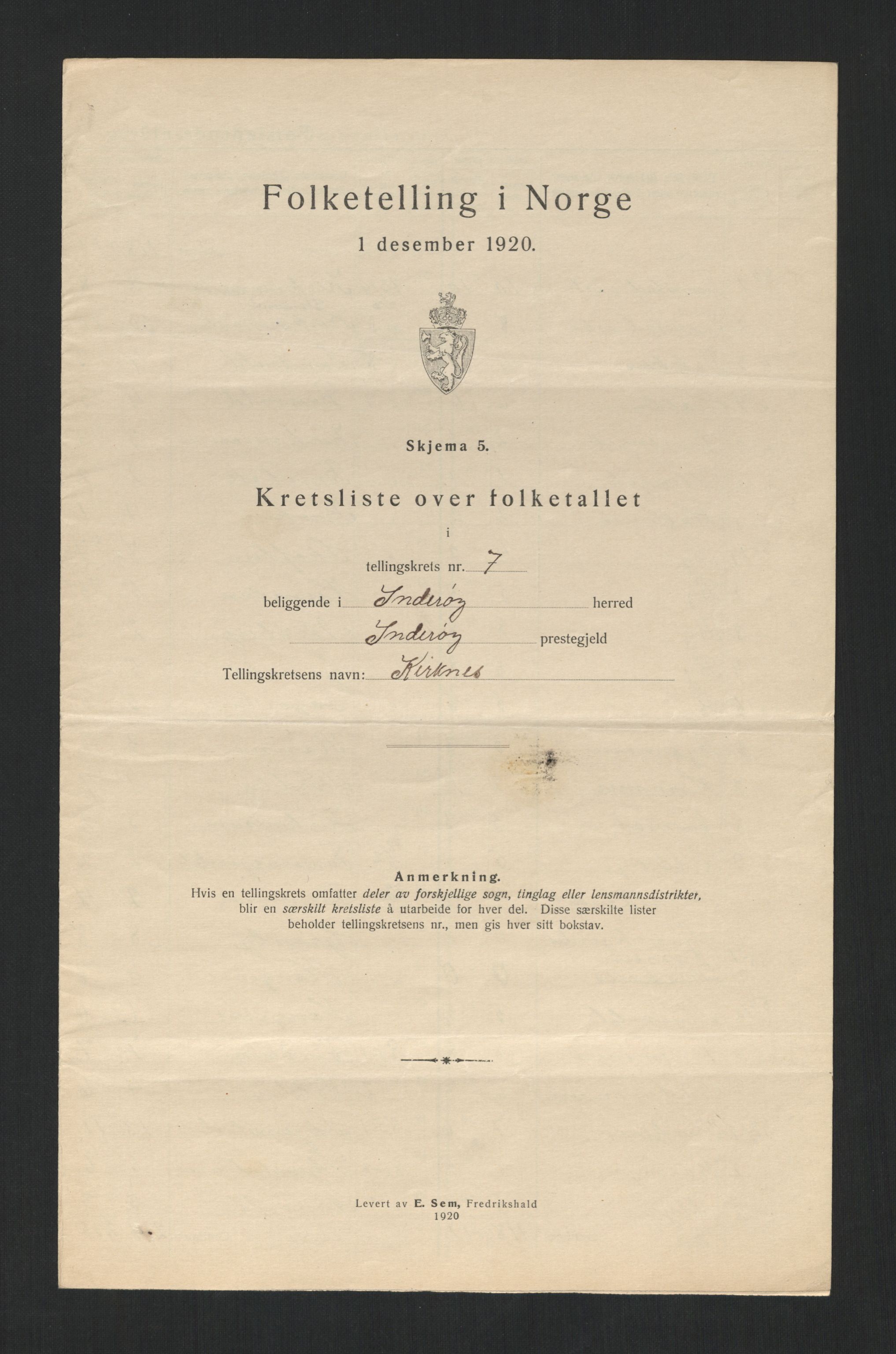SAT, Folketelling 1920 for 1729 Inderøy herred, 1920, s. 25