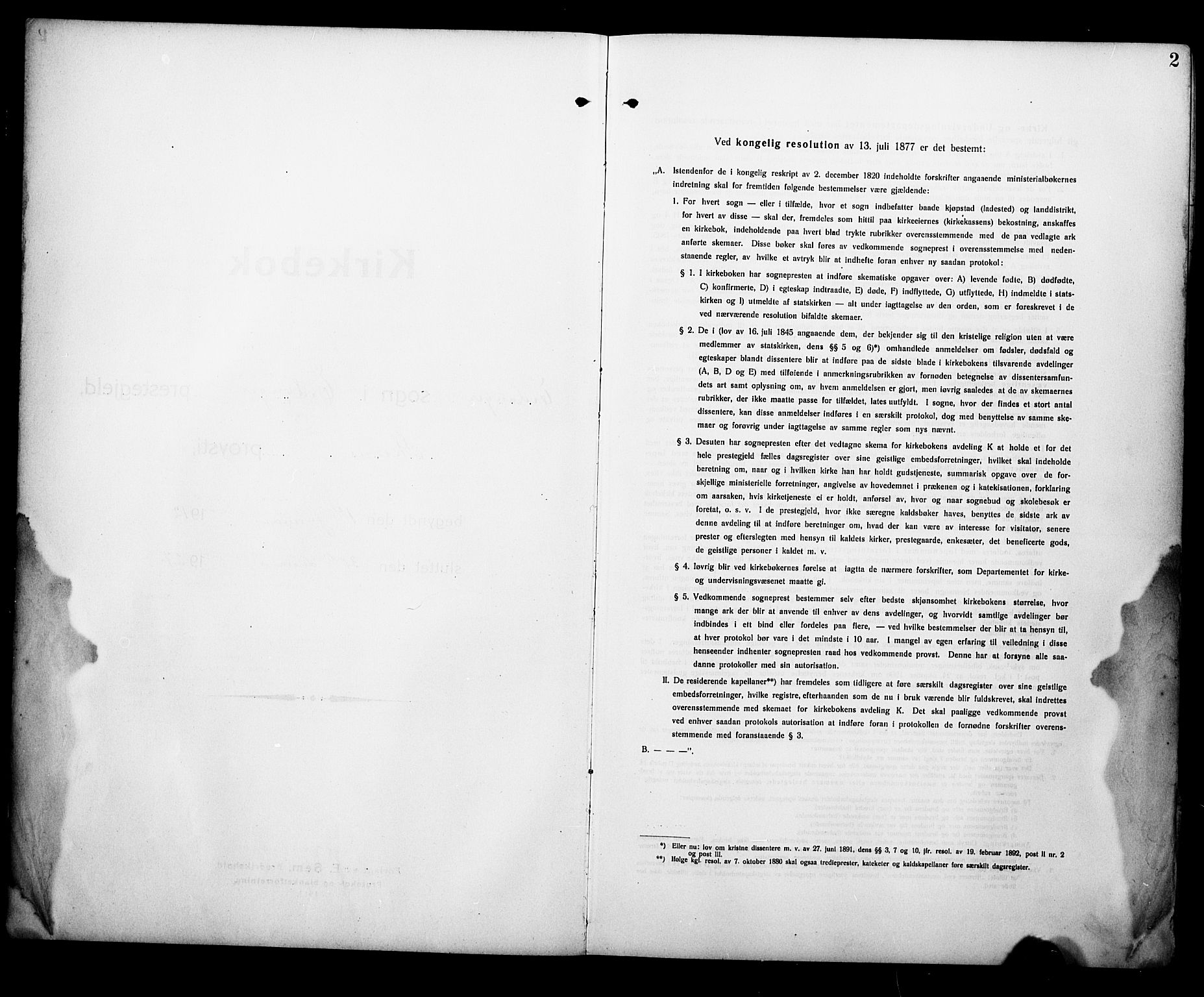 Eidanger kirkebøker, SAKO/A-261/G/Ga/L0004: Klokkerbok nr. 4, 1912-1927, s. 2