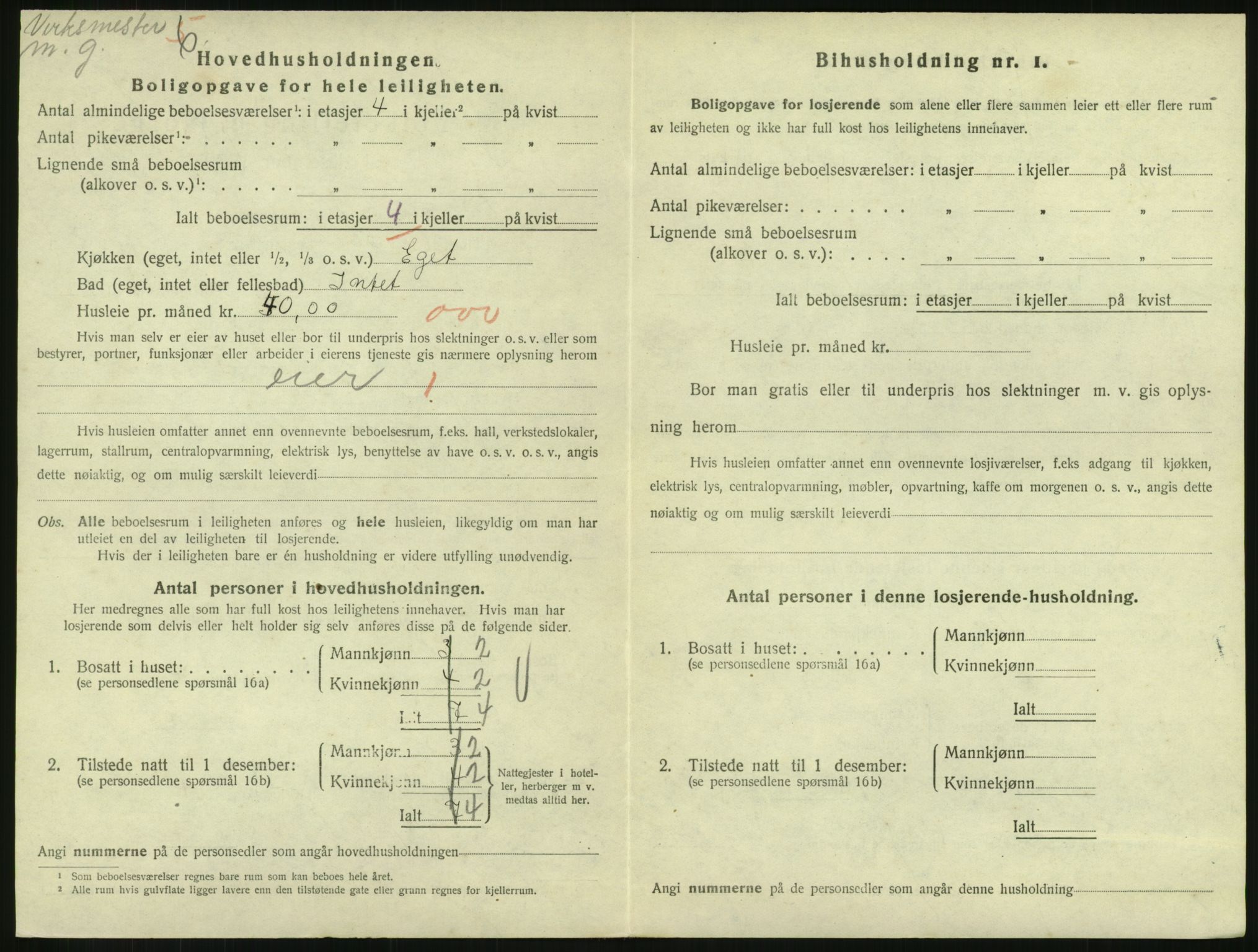 SAH, Folketelling 1920 for 0501 Lillehammer kjøpstad, 1920, s. 1507