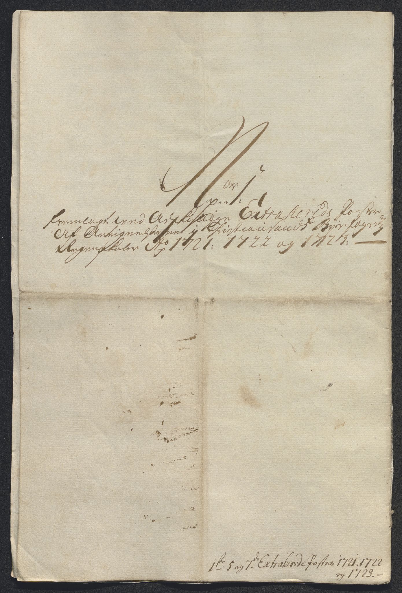 Rentekammeret inntil 1814, Reviderte regnskaper, Byregnskaper, RA/EA-4066/R/Rm/L0286: [M19] Sikt og sakefall, 1719-1727, s. 293