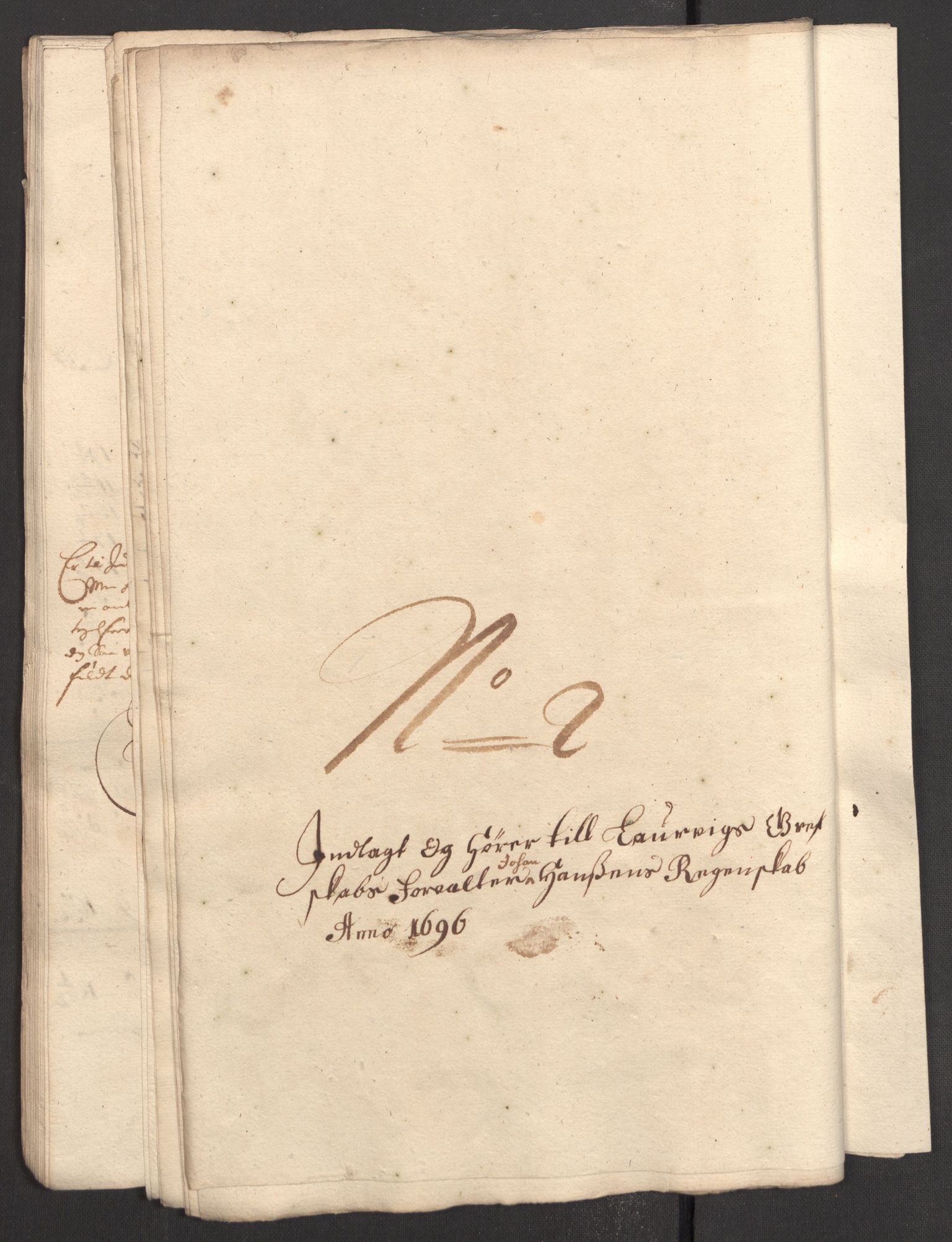 Rentekammeret inntil 1814, Reviderte regnskaper, Fogderegnskap, RA/EA-4092/R33/L1975: Fogderegnskap Larvik grevskap, 1696-1697, s. 70