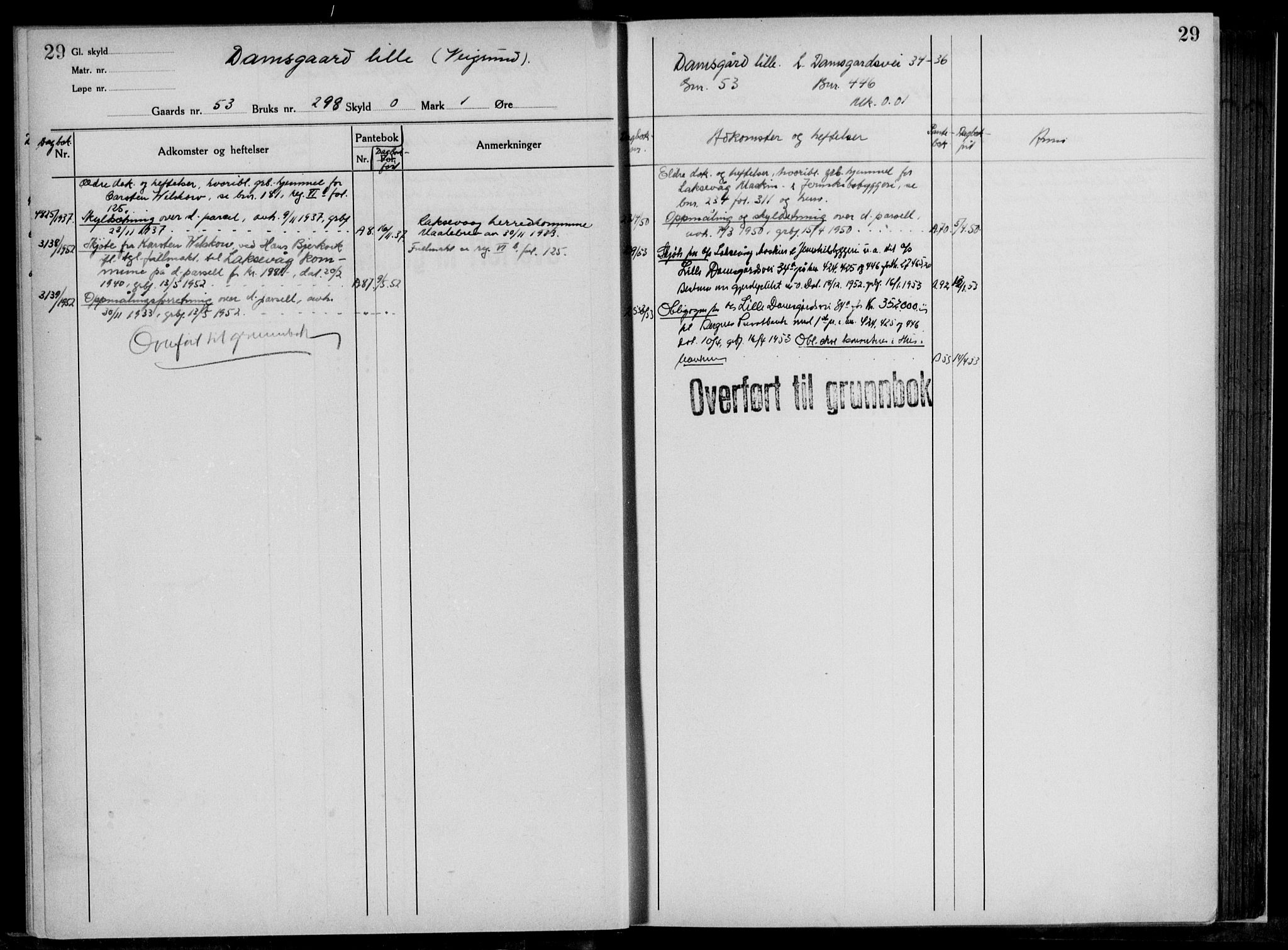 Midhordland sorenskriveri, AV/SAB-A-3001/1/G/Ga/Gab/L0117: Panteregister nr. II.A.b.117, s. 29