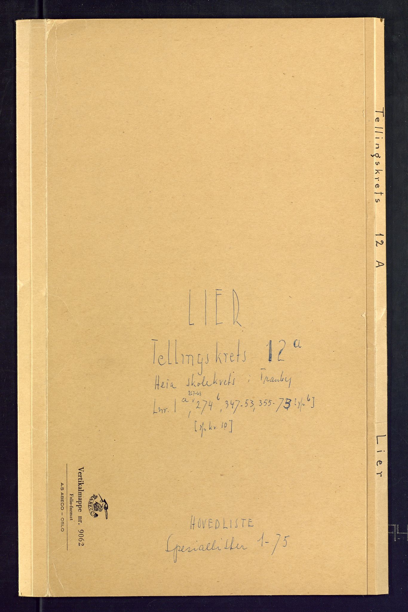 SAKO, Folketelling 1875 for 0626P Lier prestegjeld, 1875, s. 55