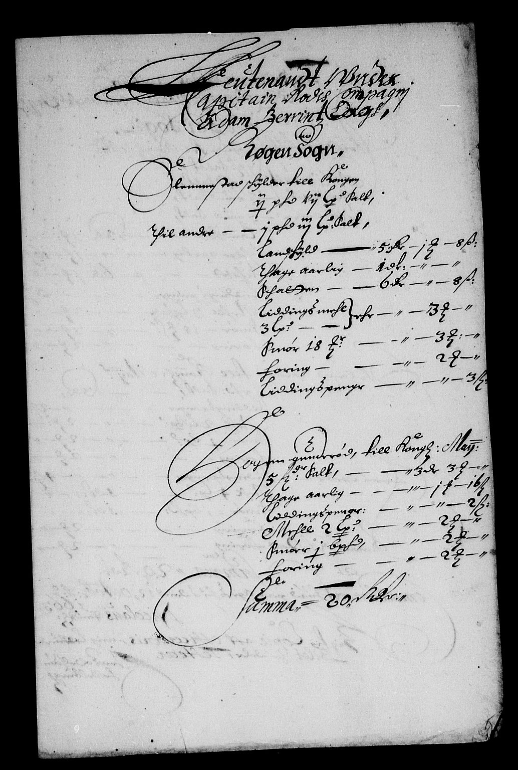 Rentekammeret inntil 1814, Reviderte regnskaper, Stiftamtstueregnskaper, Landkommissariatet på Akershus og Akershus stiftamt, AV/RA-EA-5869/R/Rb/L0117: Akershus stiftamt, 1676