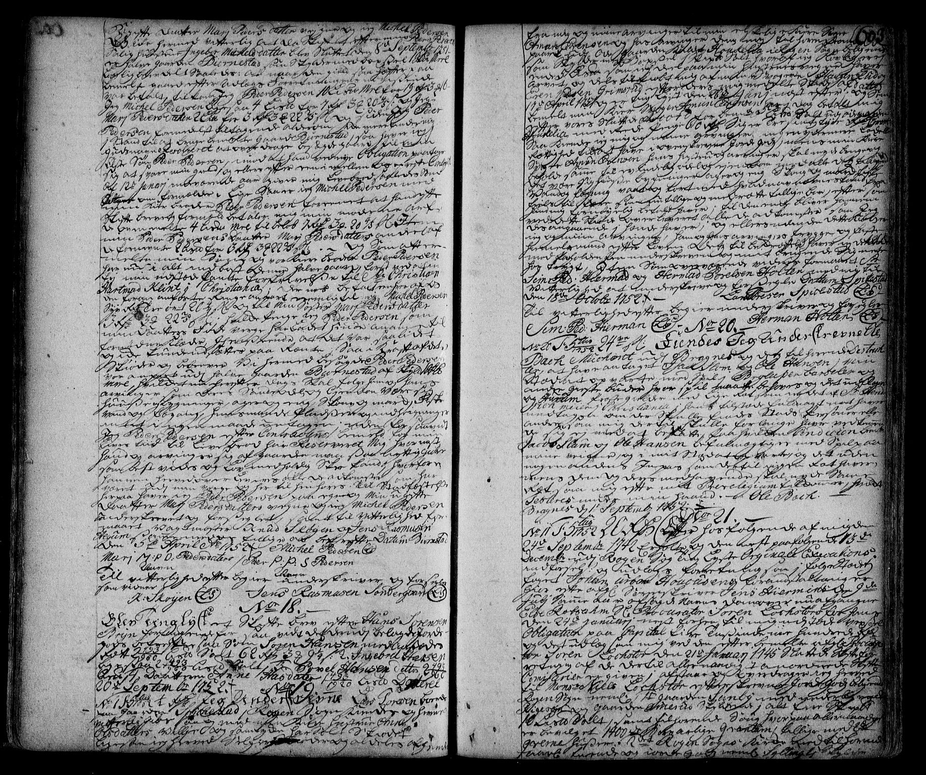 Lier, Røyken og Hurum sorenskriveri, SAKO/A-89/G/Ga/Gaa/L0002: Pantebok nr. II, 1725-1755, s. 603