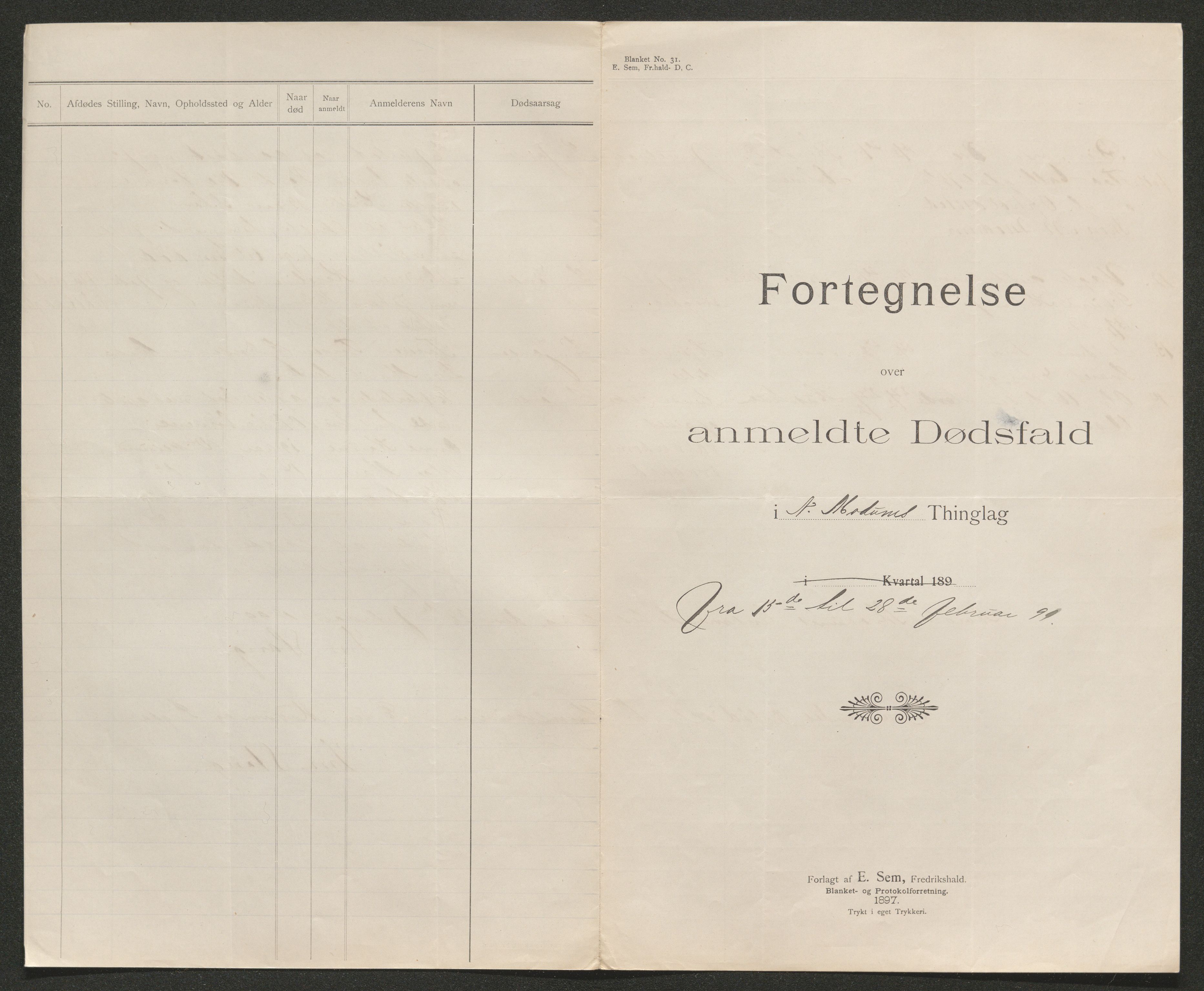 Eiker, Modum og Sigdal sorenskriveri, AV/SAKO-A-123/H/Ha/Hab/L0026: Dødsfallsmeldinger, 1899, s. 342