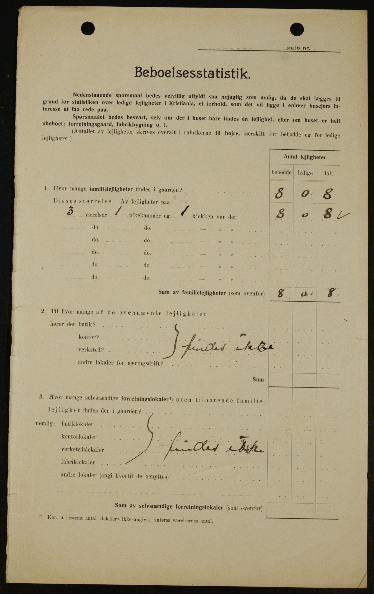 OBA, Kommunal folketelling 1.2.1909 for Kristiania kjøpstad, 1909, s. 95673