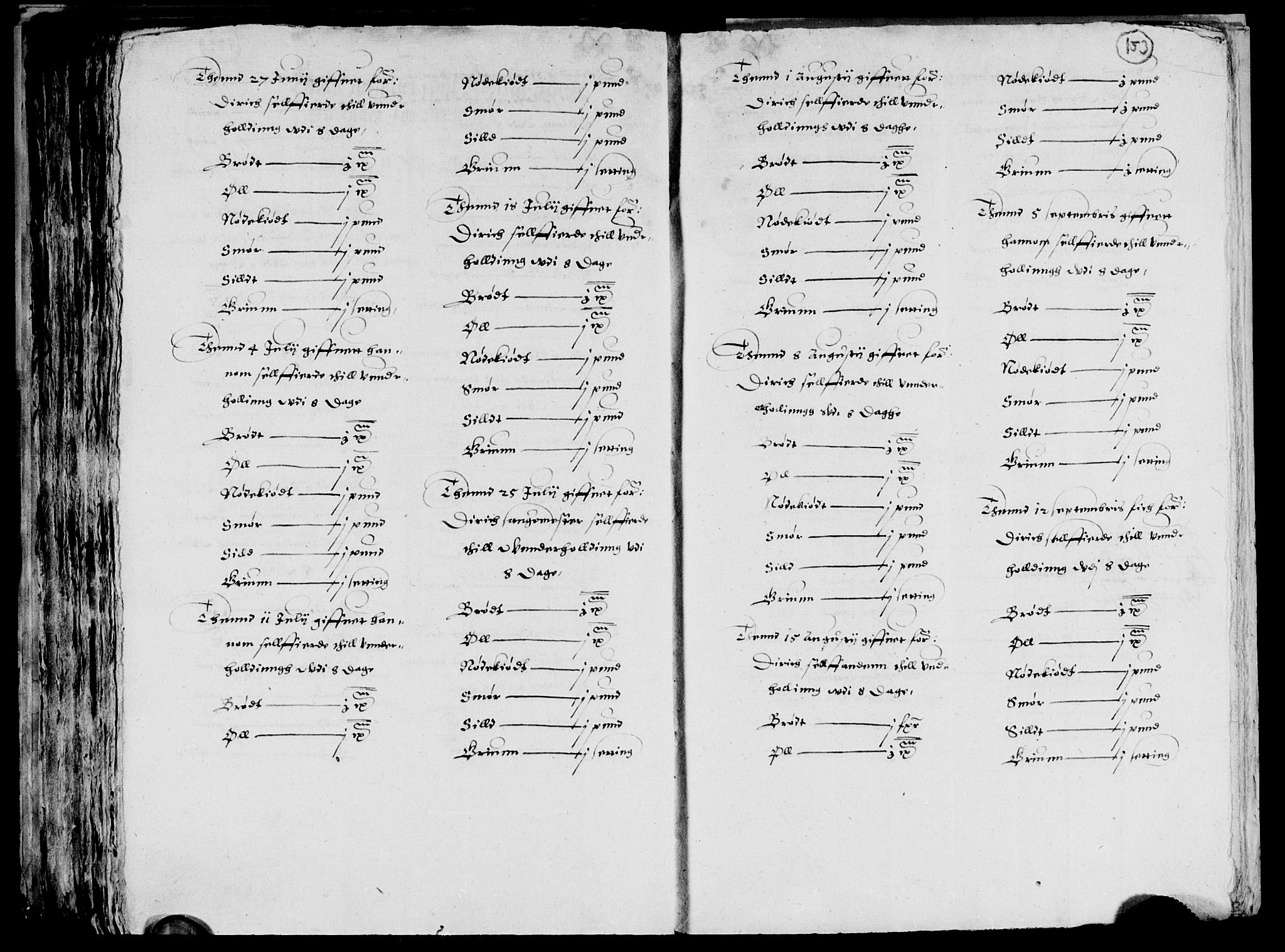 Rentekammeret inntil 1814, Reviderte regnskaper, Lensregnskaper, AV/RA-EA-5023/R/Rb/Rbp/L0001: Bratsberg len, 1585-1600
