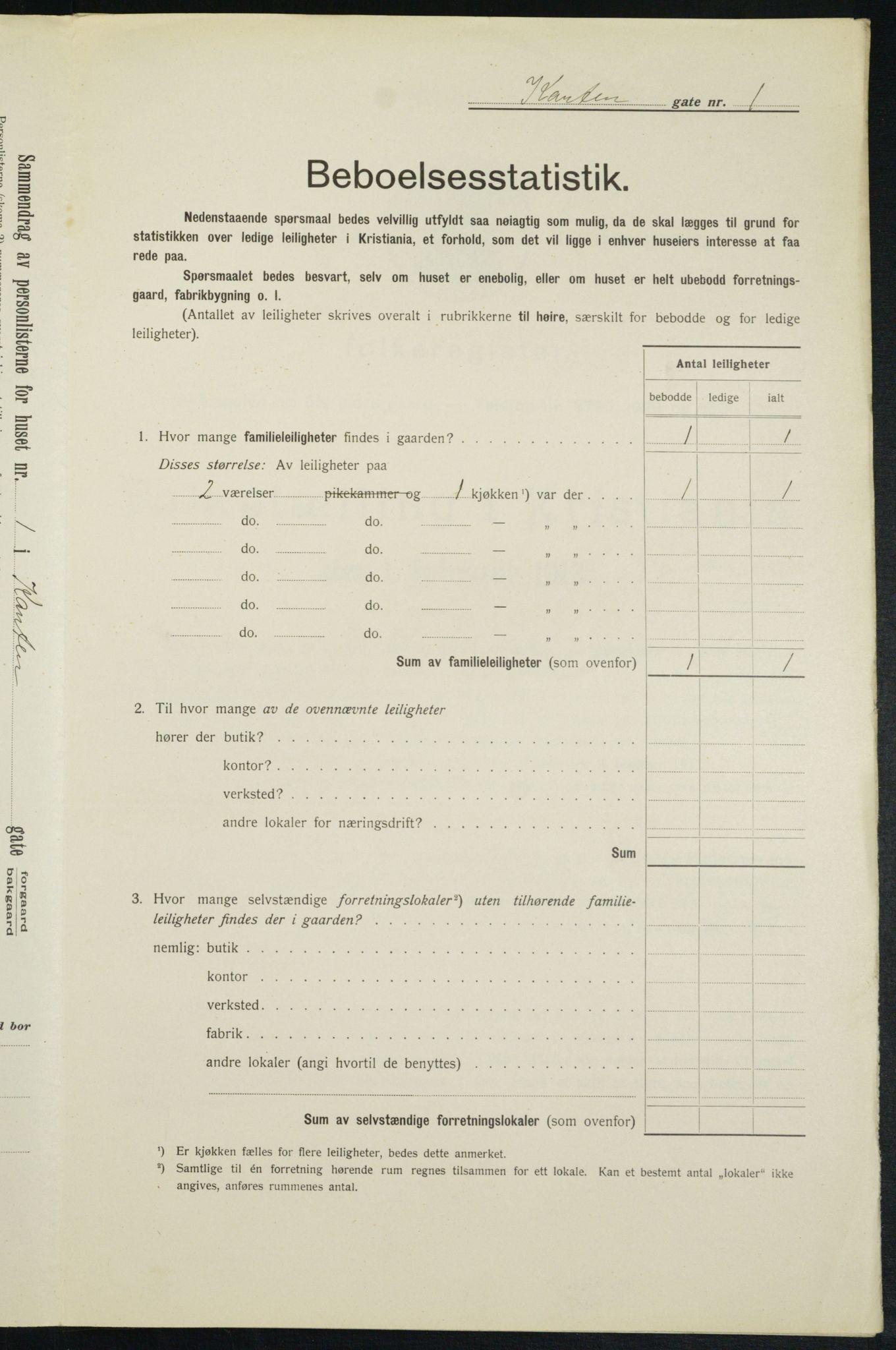 OBA, Kommunal folketelling 1.2.1913 for Kristiania, 1913, s. 47883