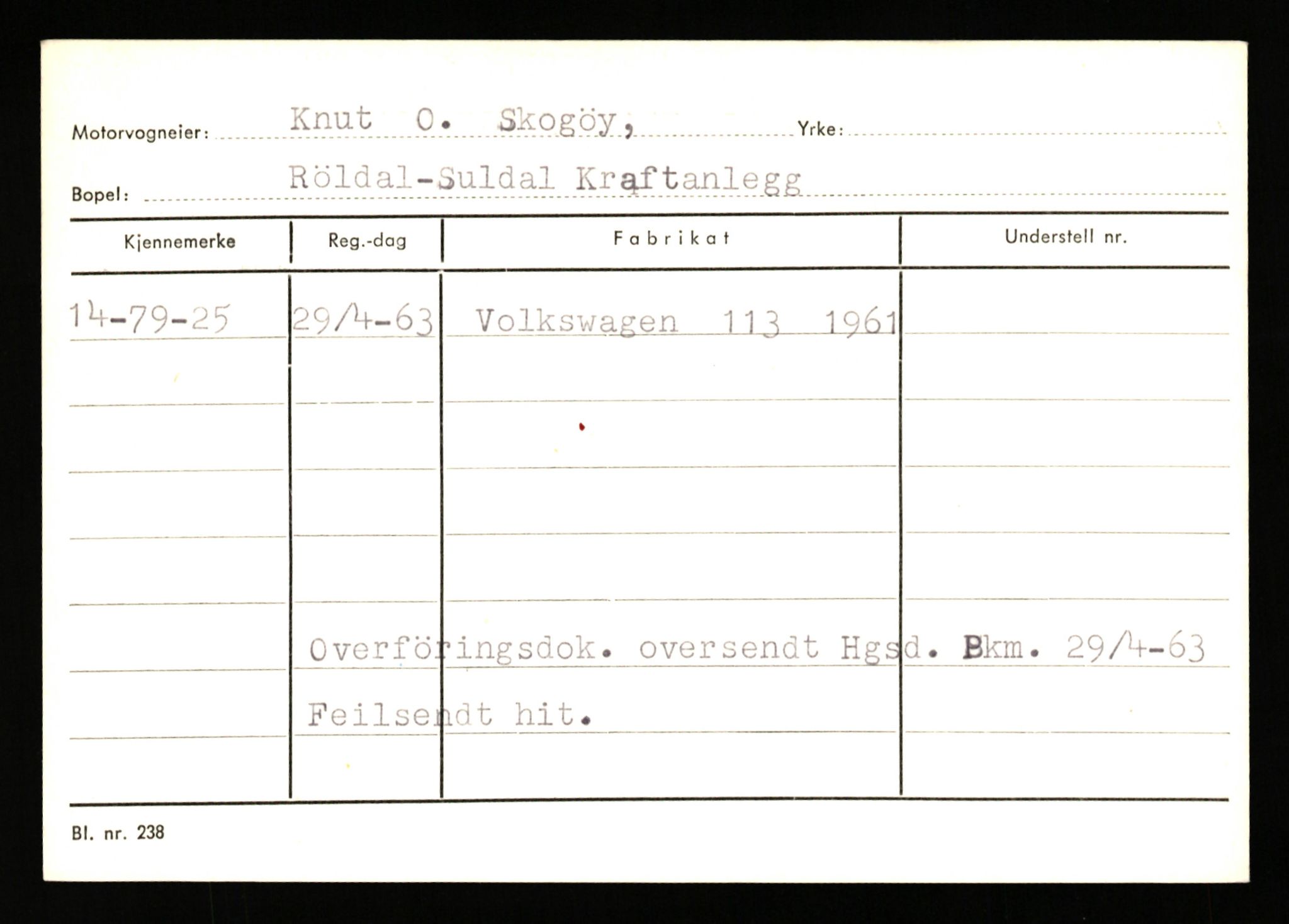 Stavanger trafikkstasjon, AV/SAST-A-101942/0/G/L0010: Registreringsnummer: 130000 - 239953, 1930-1971, s. 593