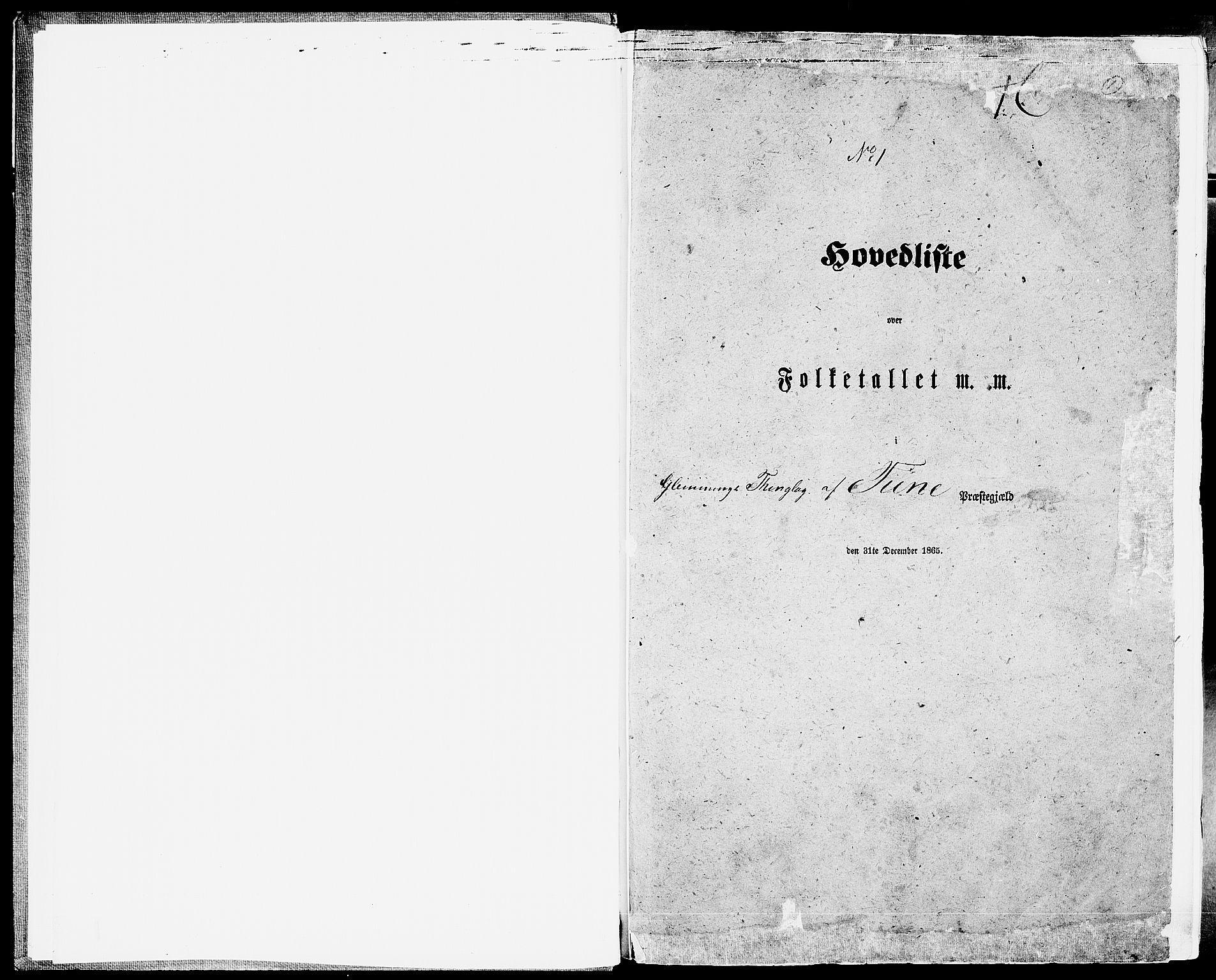 RA, Folketelling 1865 for 0130P Tune prestegjeld, 1865, s. 5