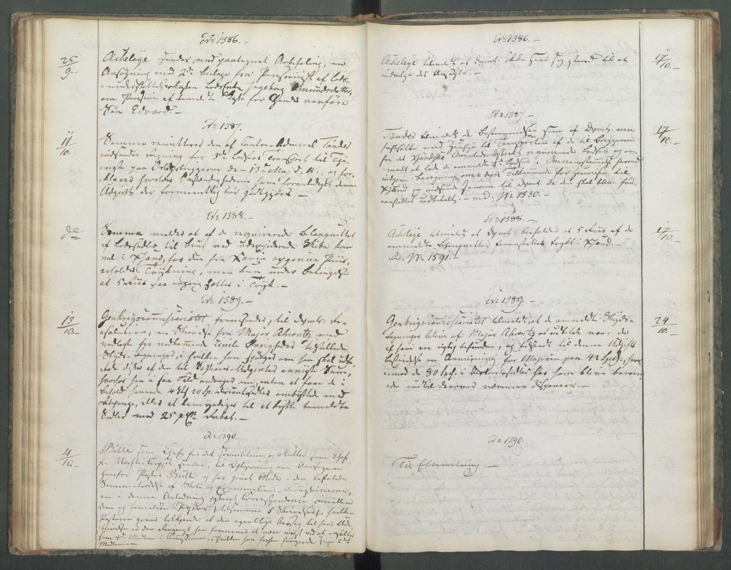 Marinedepartementet/ Marine- og postdepartementet, AV/RA-RAFA-3792/C/L0004b: 7de Departements Journal, 1817