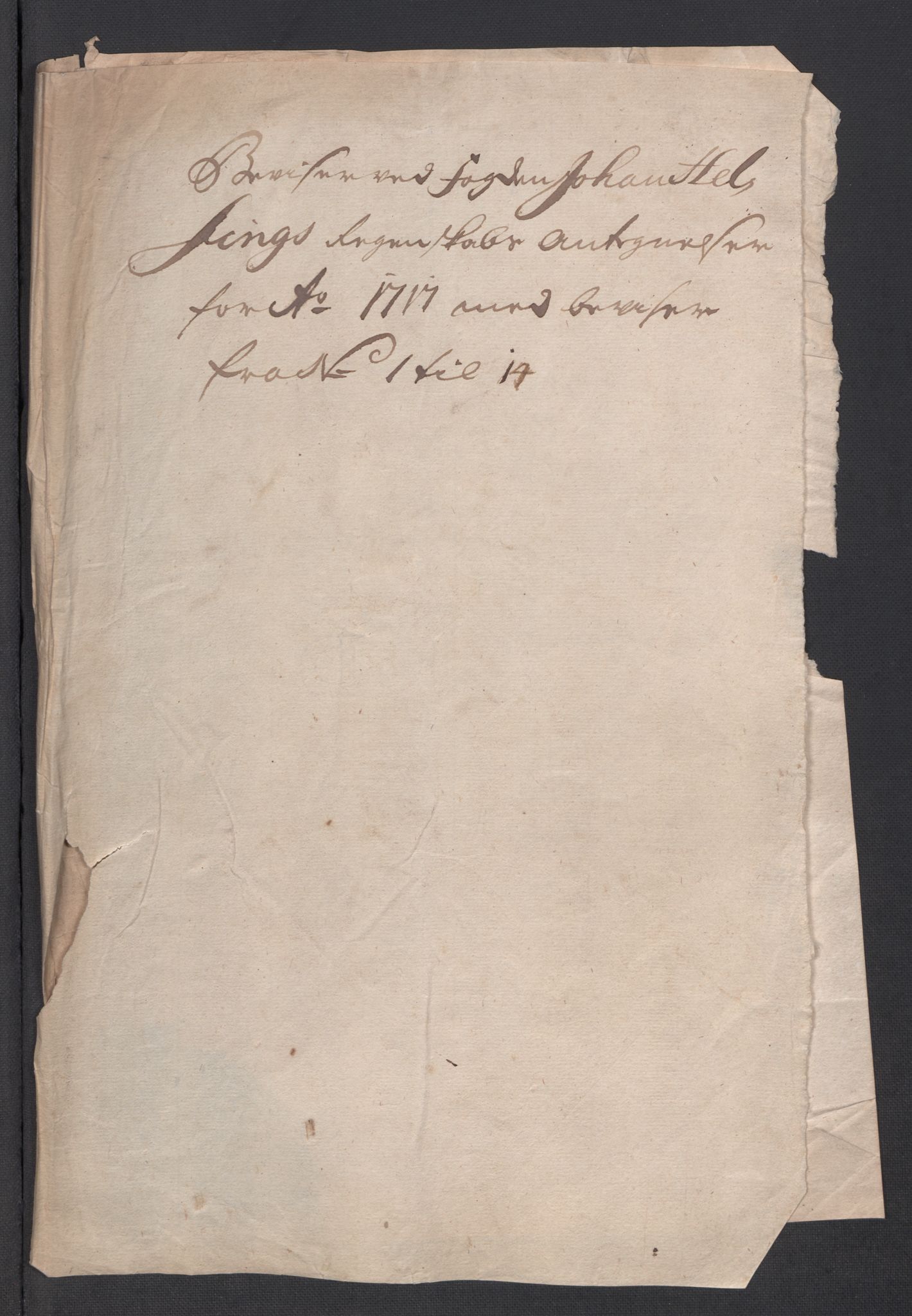 Rentekammeret inntil 1814, Reviderte regnskaper, Fogderegnskap, AV/RA-EA-4092/R63/L4325: Fogderegnskap Inderøy, 1717, s. 346