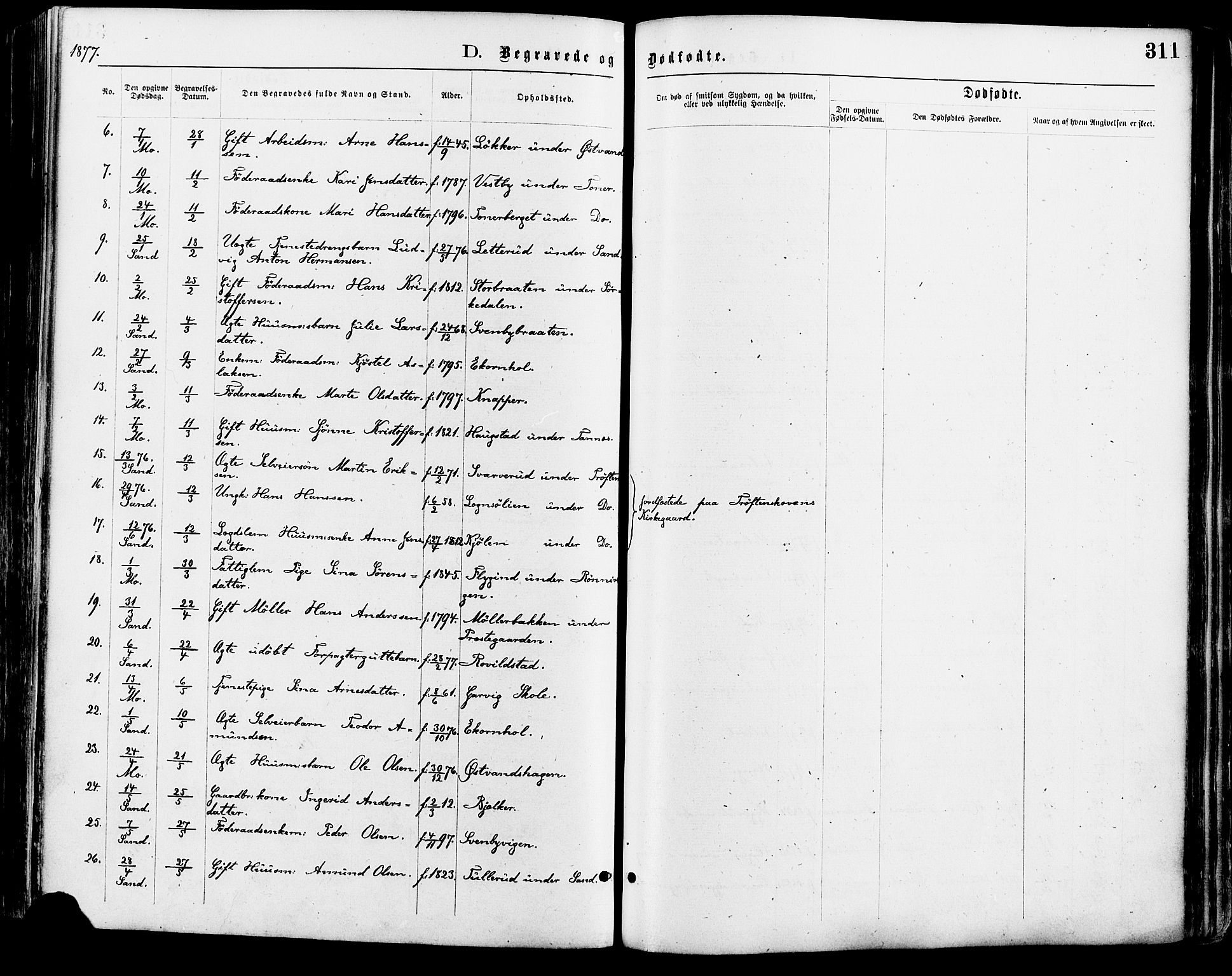 Nord-Odal prestekontor, AV/SAH-PREST-032/H/Ha/Haa/L0005: Ministerialbok nr. 5, 1874-1885, s. 311