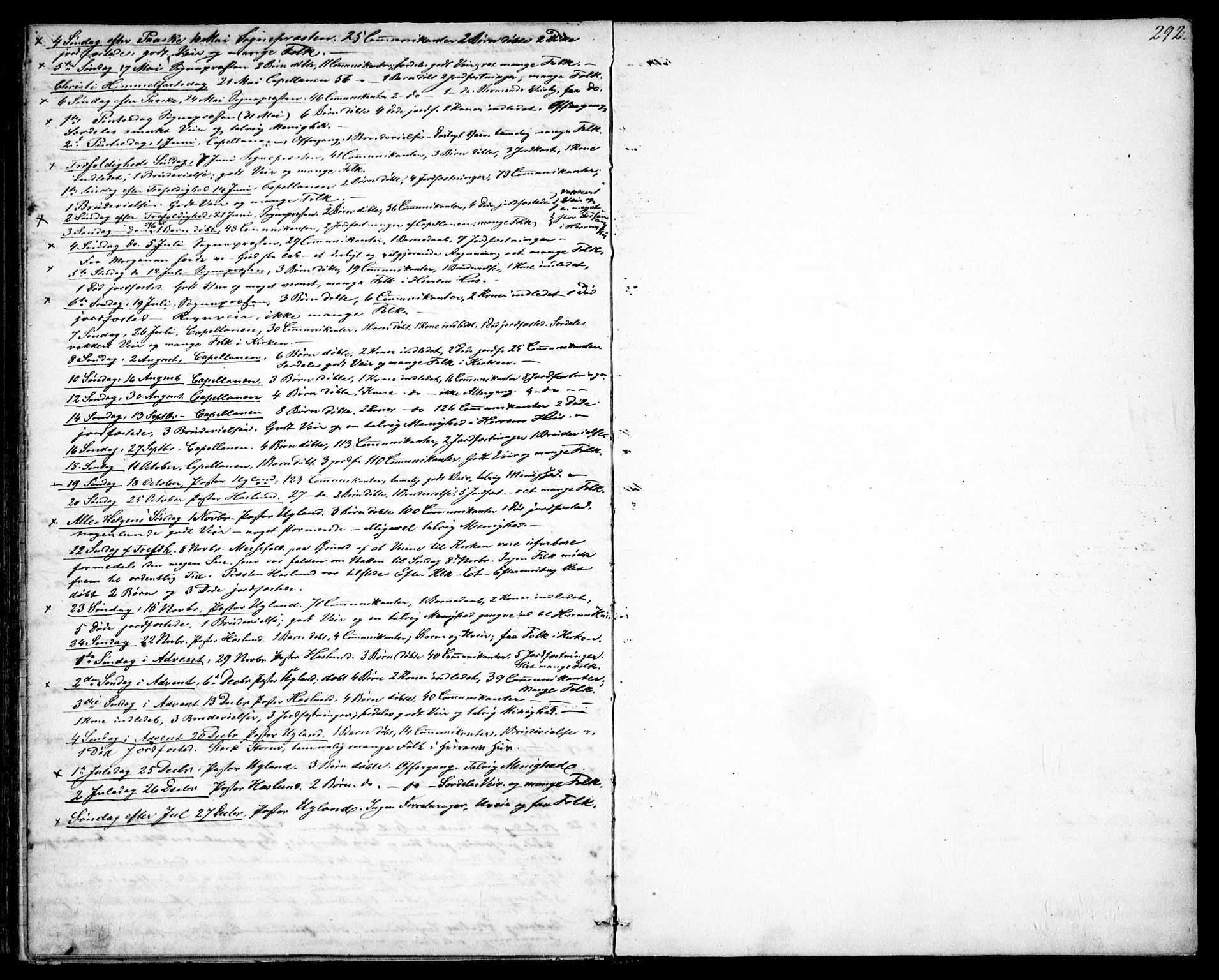 Tromøy sokneprestkontor, SAK/1111-0041/F/Fb/L0003: Klokkerbok nr. B 3, 1859-1868, s. 292