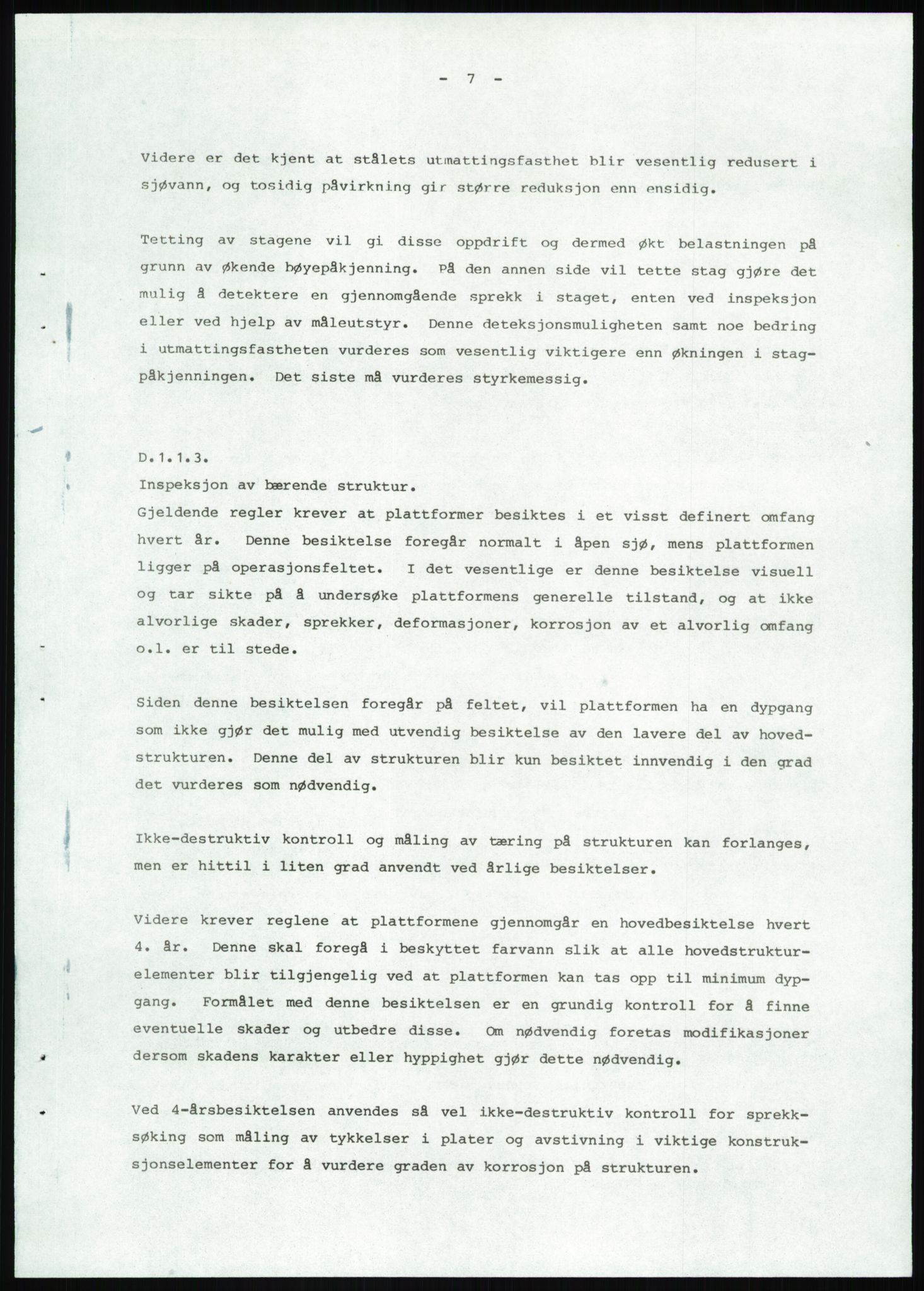 Justisdepartementet, Granskningskommisjonen ved Alexander Kielland-ulykken 27.3.1980, AV/RA-S-1165/D/L0013: H Sjøfartsdirektoratet og Skipskontrollen (H25-H43, H45, H47-H48, H50, H52)/I Det norske Veritas (I34, I41, I47), 1980-1981, s. 272