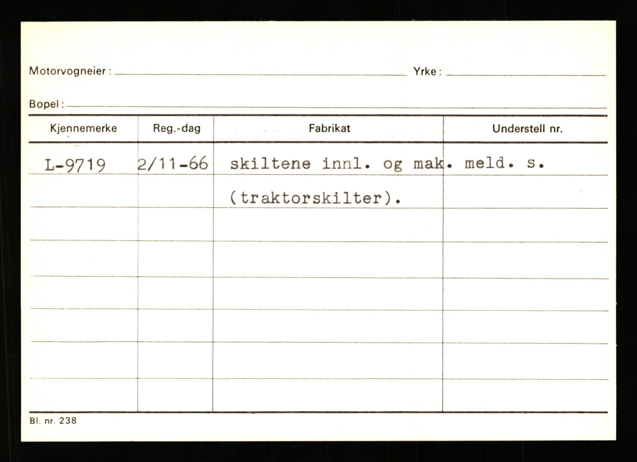Stavanger trafikkstasjon, SAST/A-101942/0/G/L0002: Registreringsnummer: 5791 - 10405, 1930-1971, s. 2593