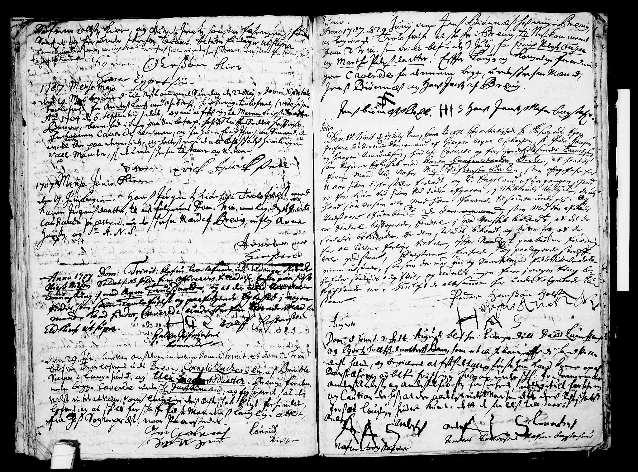Eidanger kirkebøker, AV/SAKO-A-261/F/Fa/L0001: Ministerialbok nr. 1, 1695-1717, s. 26