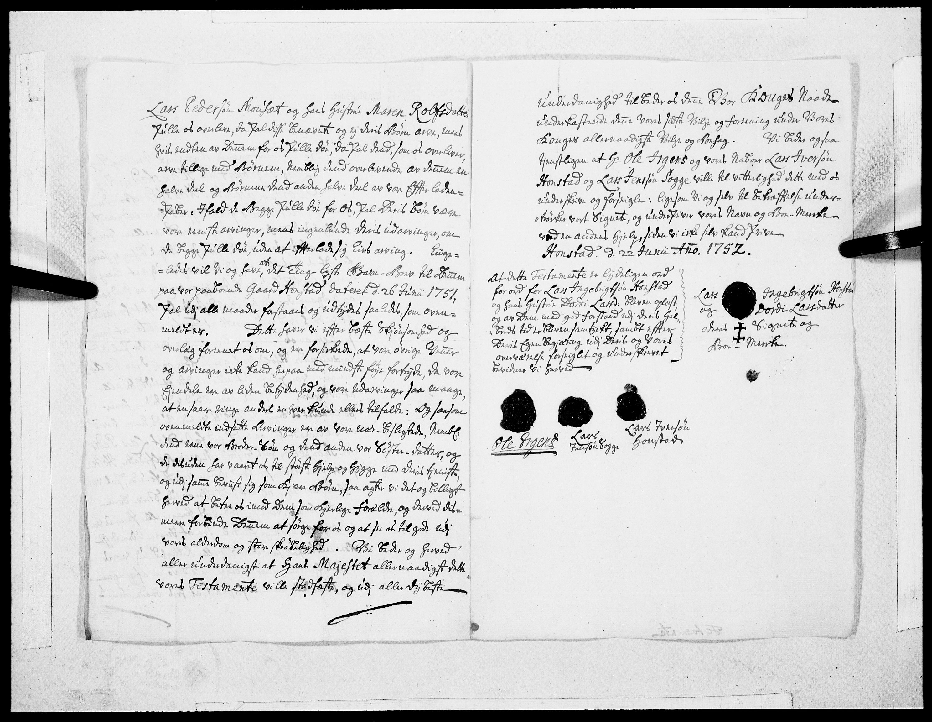 Danske Kanselli 1572-1799, AV/RA-EA-3023/F/Fc/Fcc/Fcca/L0166: Norske innlegg 1572-1799, 1754, s. 87