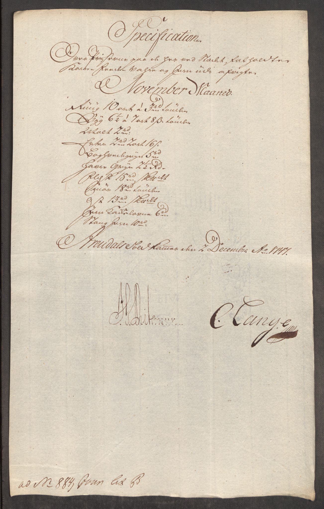 Rentekammeret inntil 1814, Realistisk ordnet avdeling, AV/RA-EA-4070/Oe/L0003: [Ø1]: Priskuranter, 1745-1748, s. 622