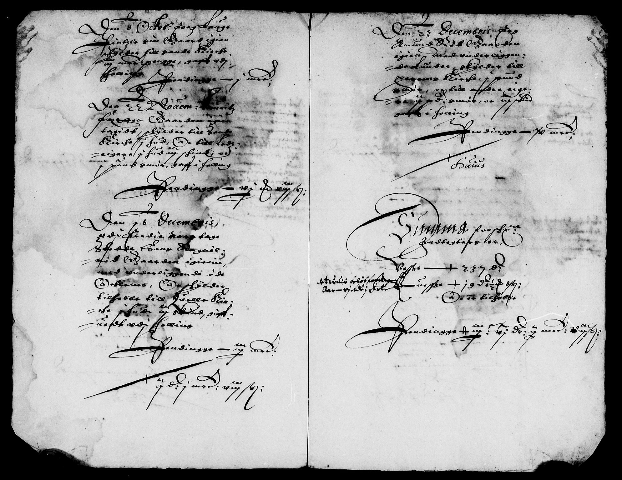 Rentekammeret inntil 1814, Reviderte regnskaper, Lensregnskaper, RA/EA-5023/R/Rb/Rbl/L0010: Brunla len, 1643-1652