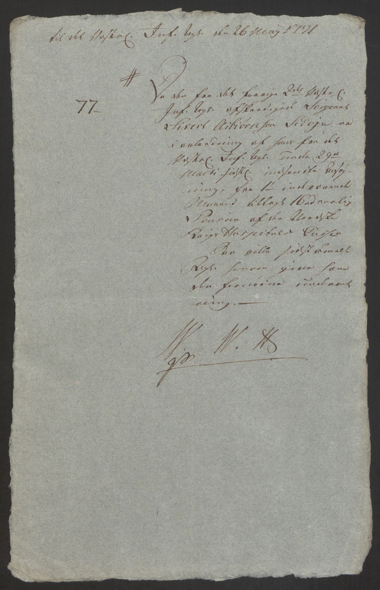 Forsvaret, Den norske kvesthuskasse/krigshospitalkasse, AV/RA-RAFA-1887/F/Fa/L0008: Konsepter, 1790-1793, s. 493