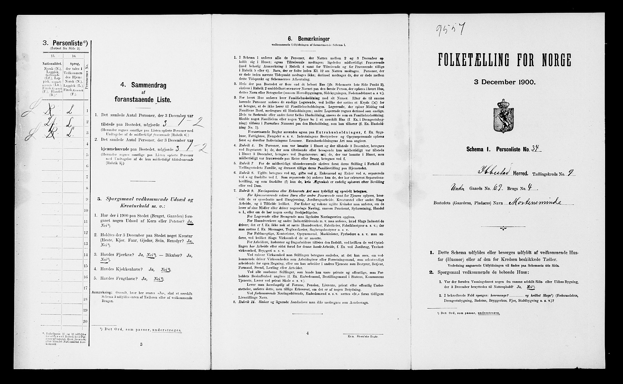 SATØ, Folketelling 1900 for 1917 Ibestad herred, 1900, s. 1232