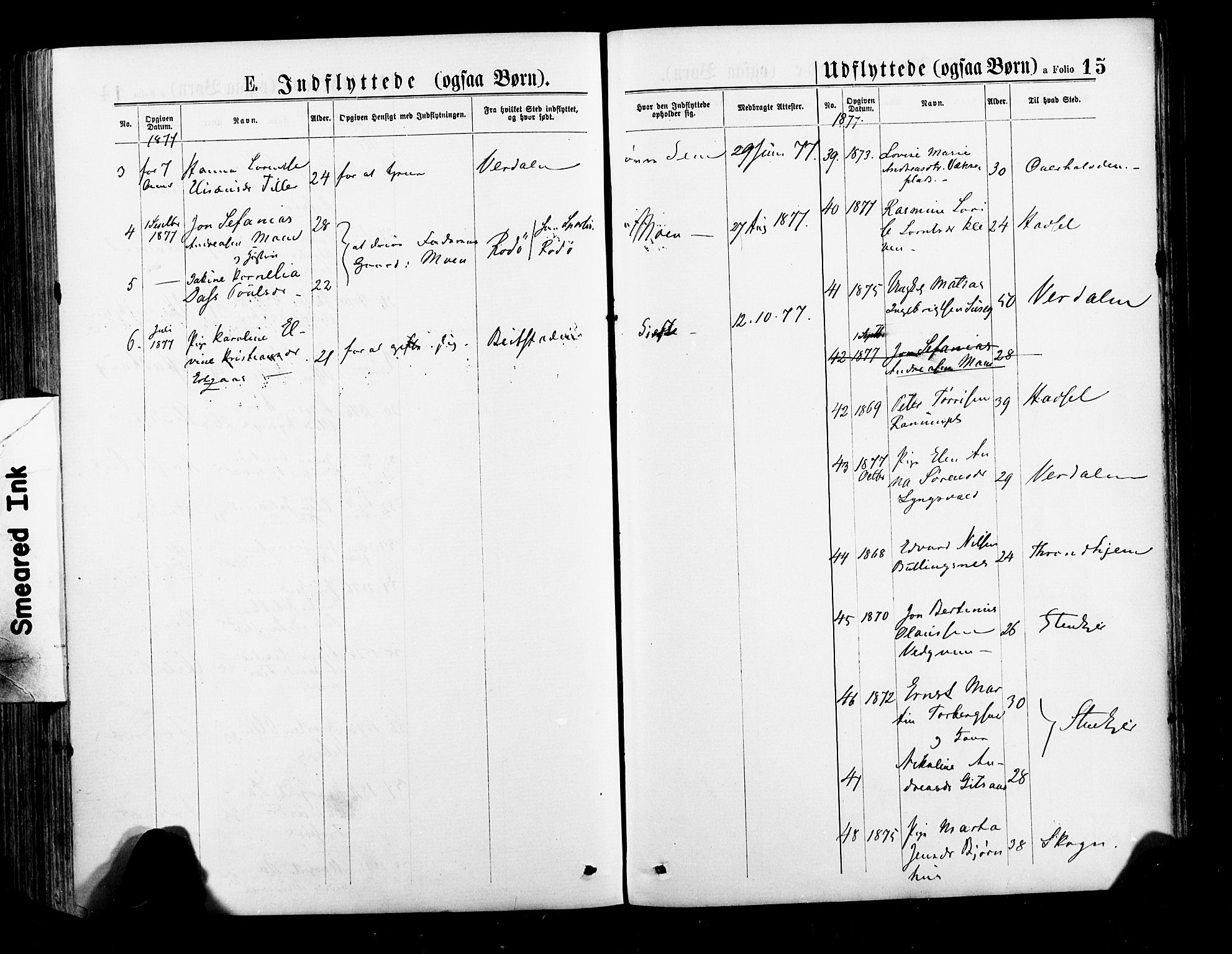 Ministerialprotokoller, klokkerbøker og fødselsregistre - Nord-Trøndelag, SAT/A-1458/735/L0348: Ministerialbok nr. 735A09 /1, 1873-1883, s. 15