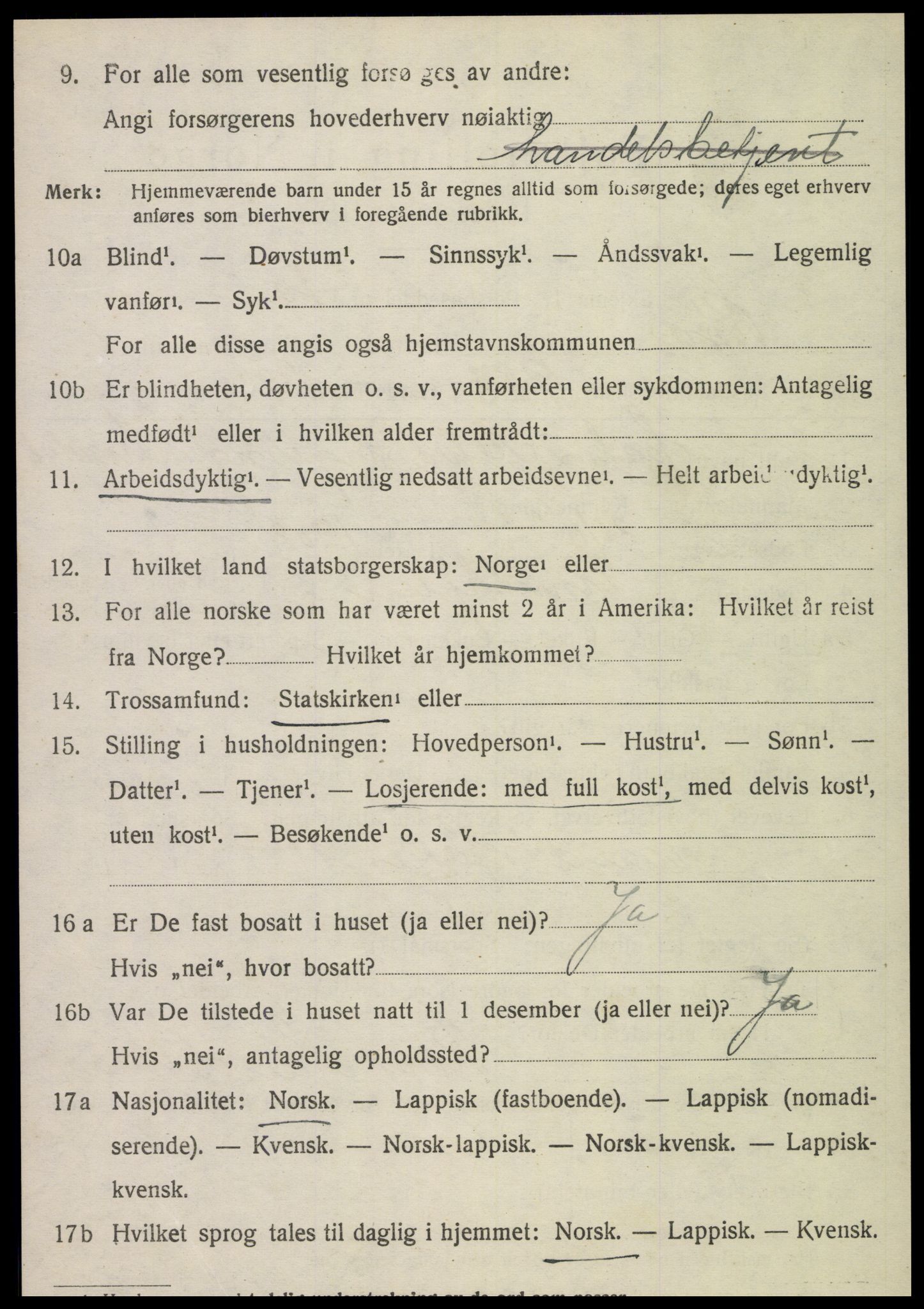 SAT, Folketelling 1920 for 1730 Røra herred, 1920, s. 1466